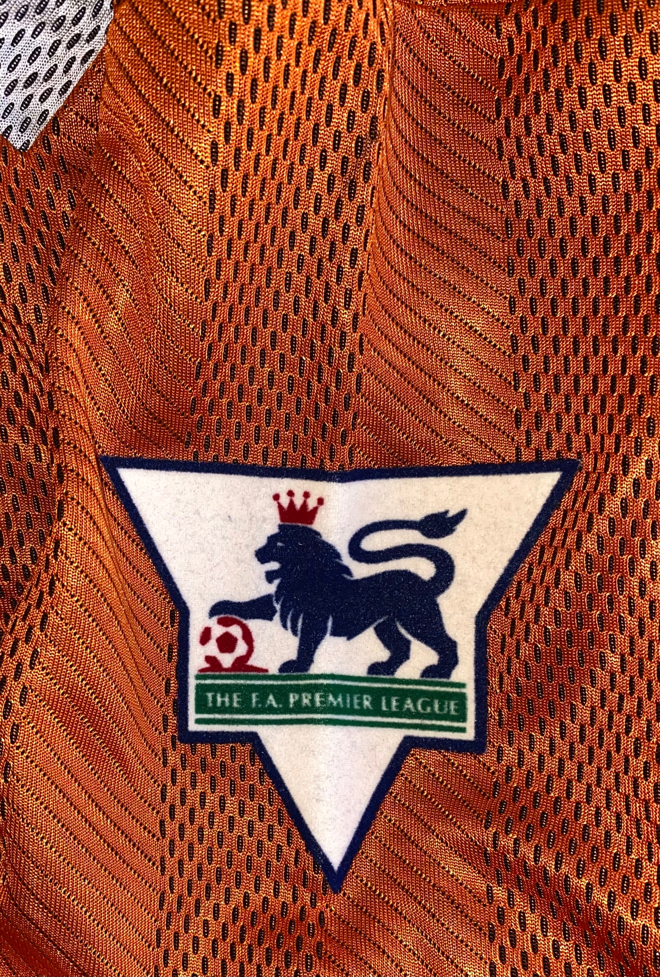 1996/97 BLACKBURN ROVERS MATCH ISSUE AWAY SHIRT (PEARCE #18)