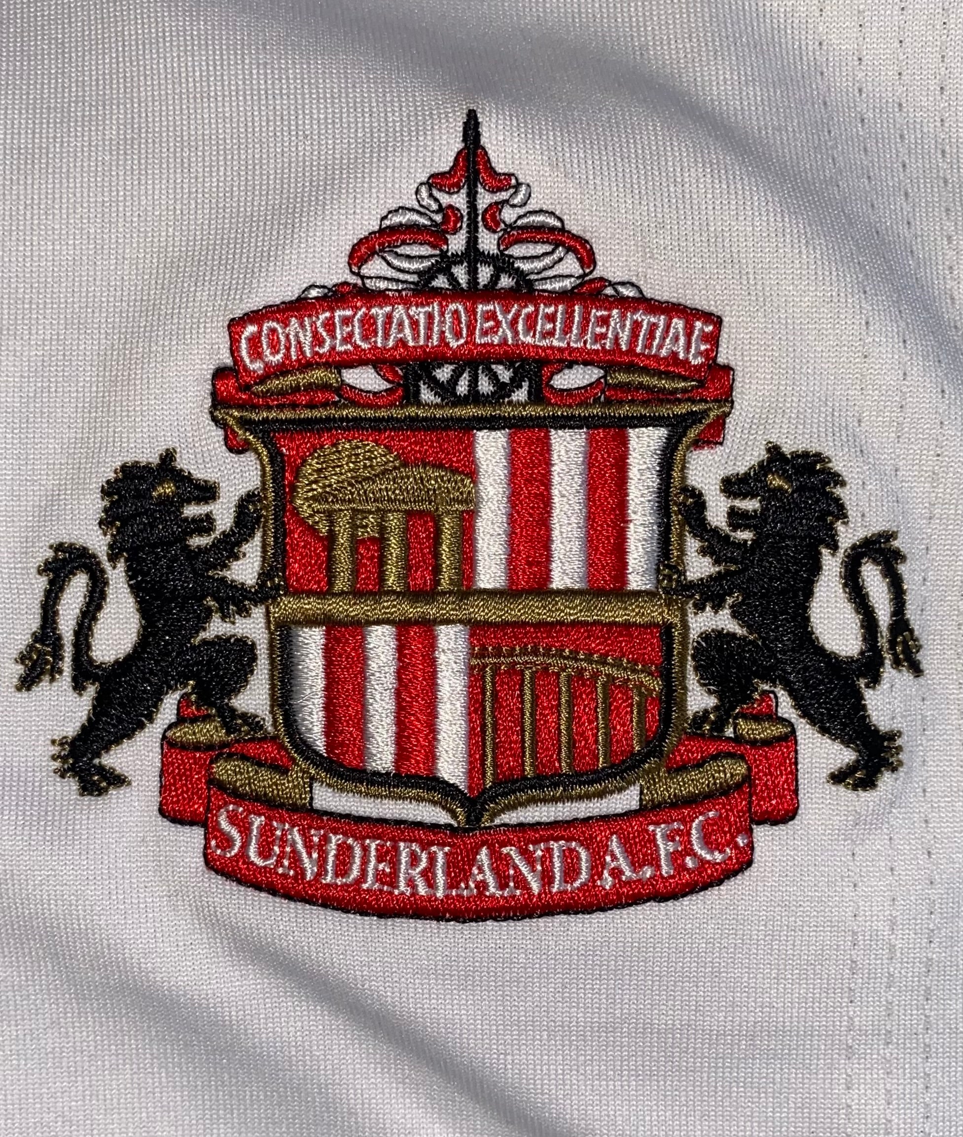 2008/09 MATCH WORN SUNDERLAND AWAY SHIRT (HIGGINBOTHAM #14)