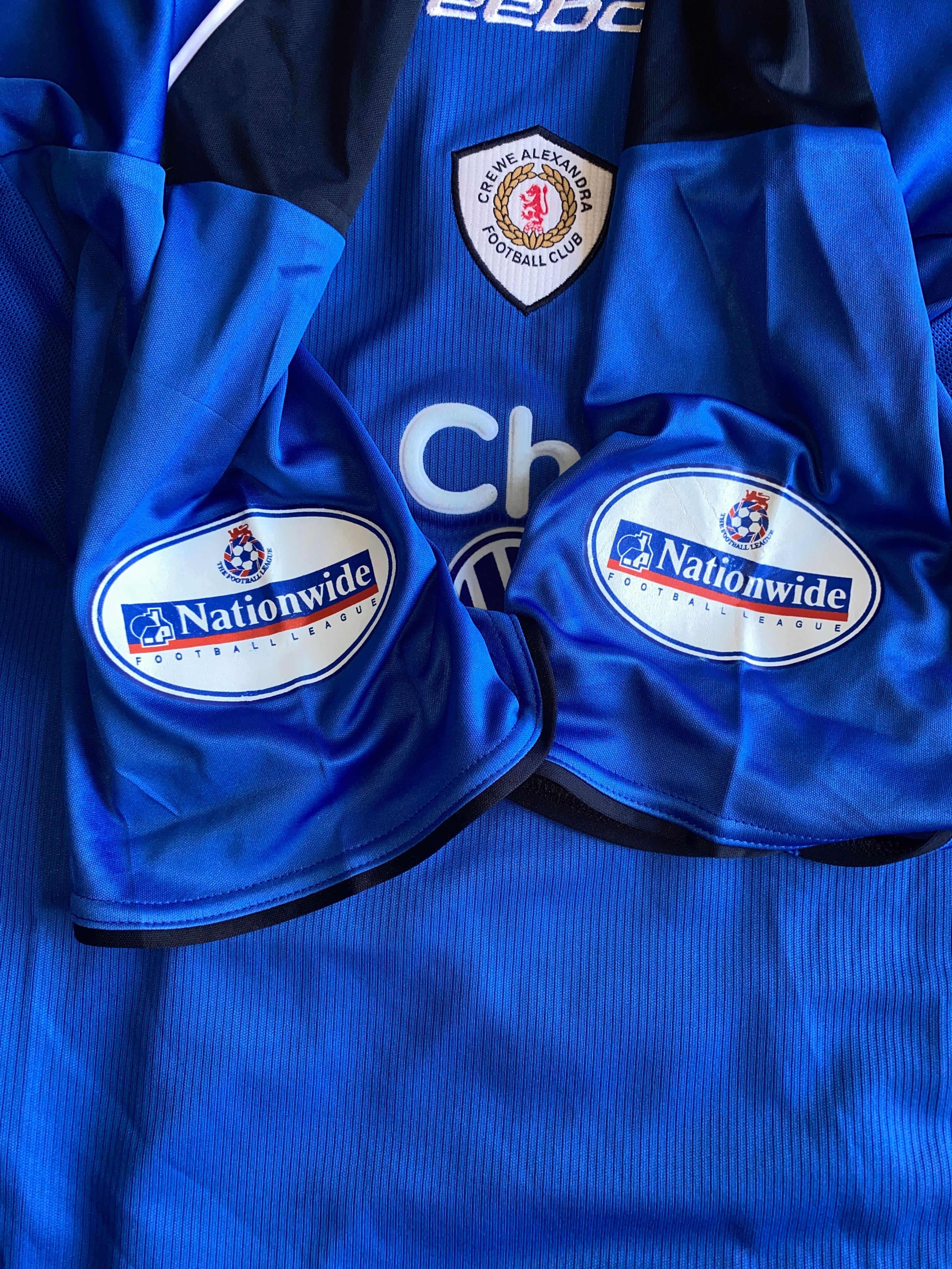 2002/03 CREWE ALEXANDRA MATCH WORN AWAY SHIRT (BARRETT #27)