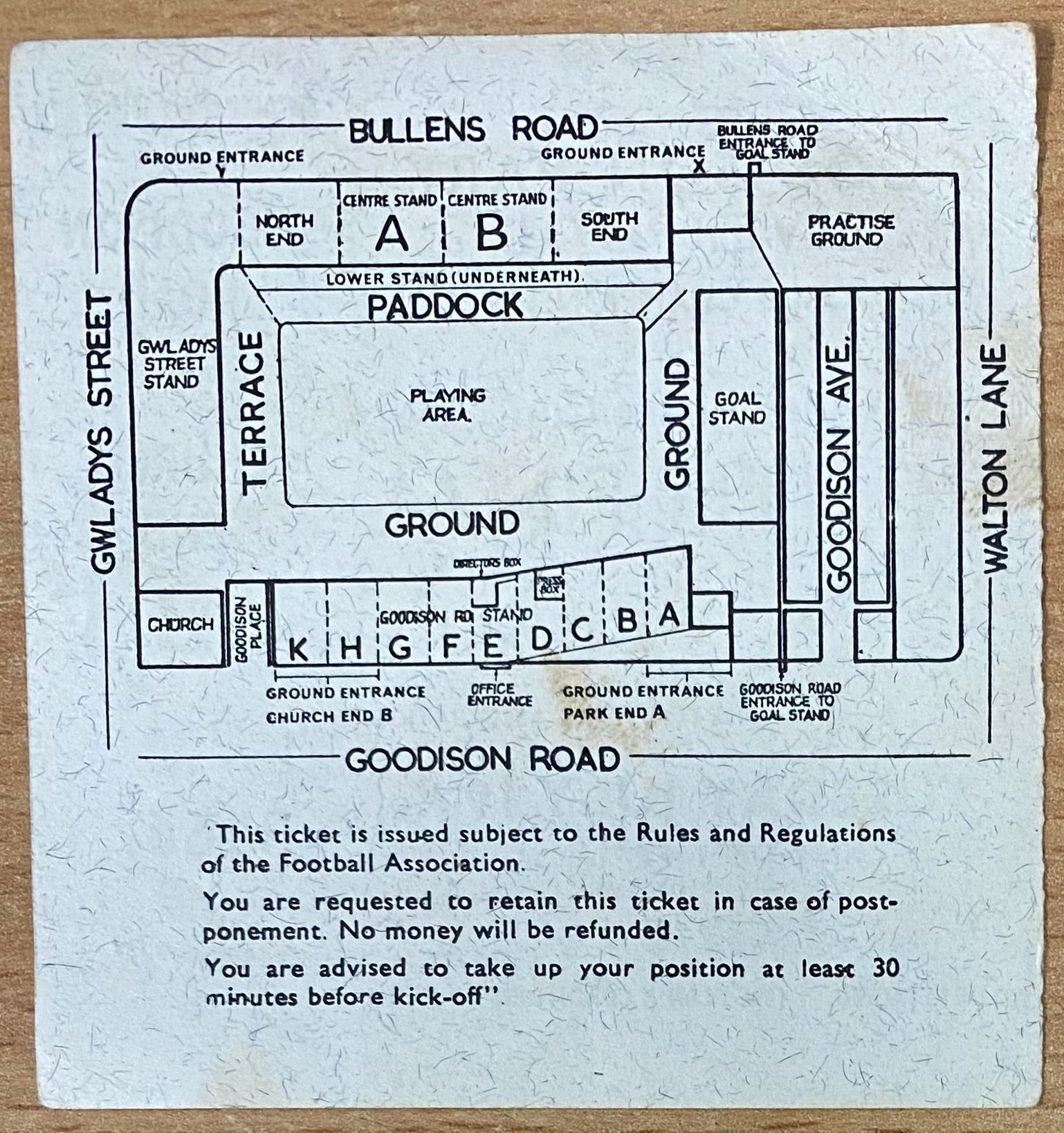 1966 ORIGINAL WORLD CUP 1ST ROUND TICKET BRAZIL V PORTUGAL @ GOODISON PARK