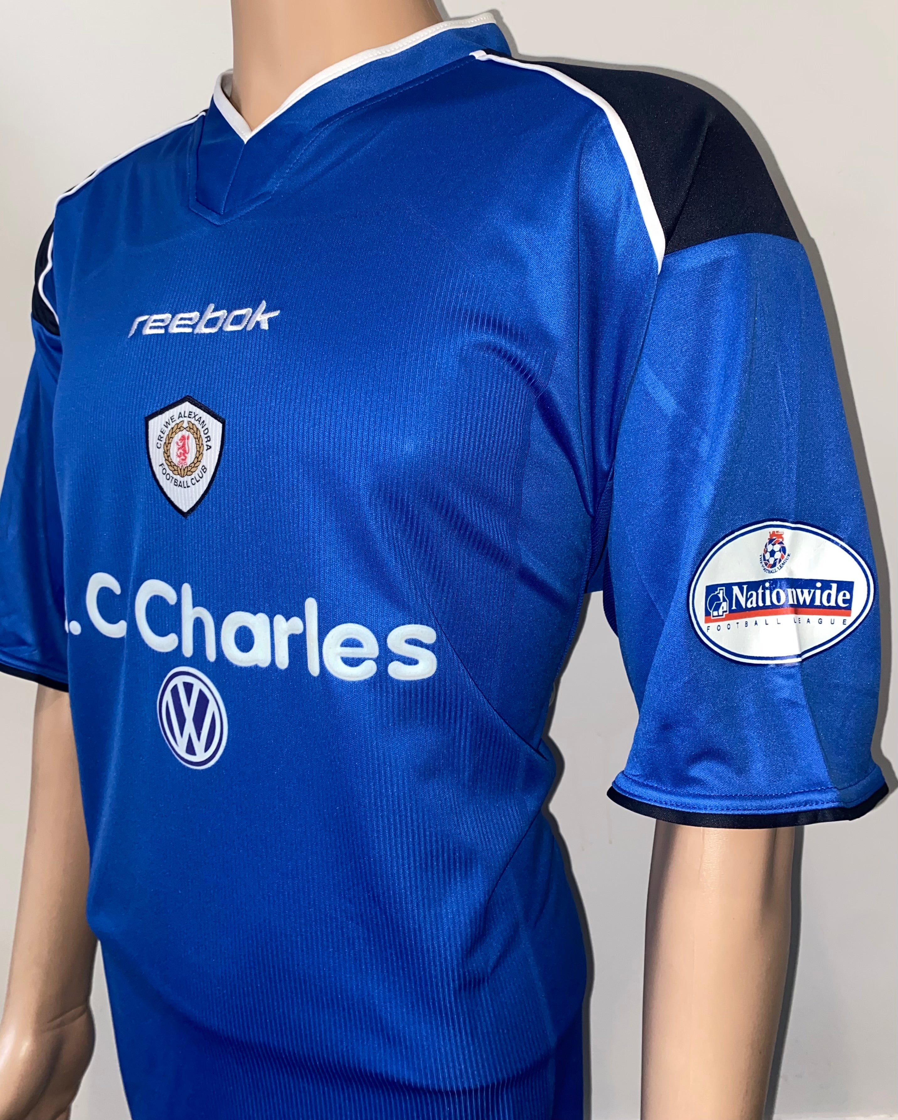 2002/03 CREWE ALEXANDRA MATCH WORN AWAY SHIRT (BARRETT #27)