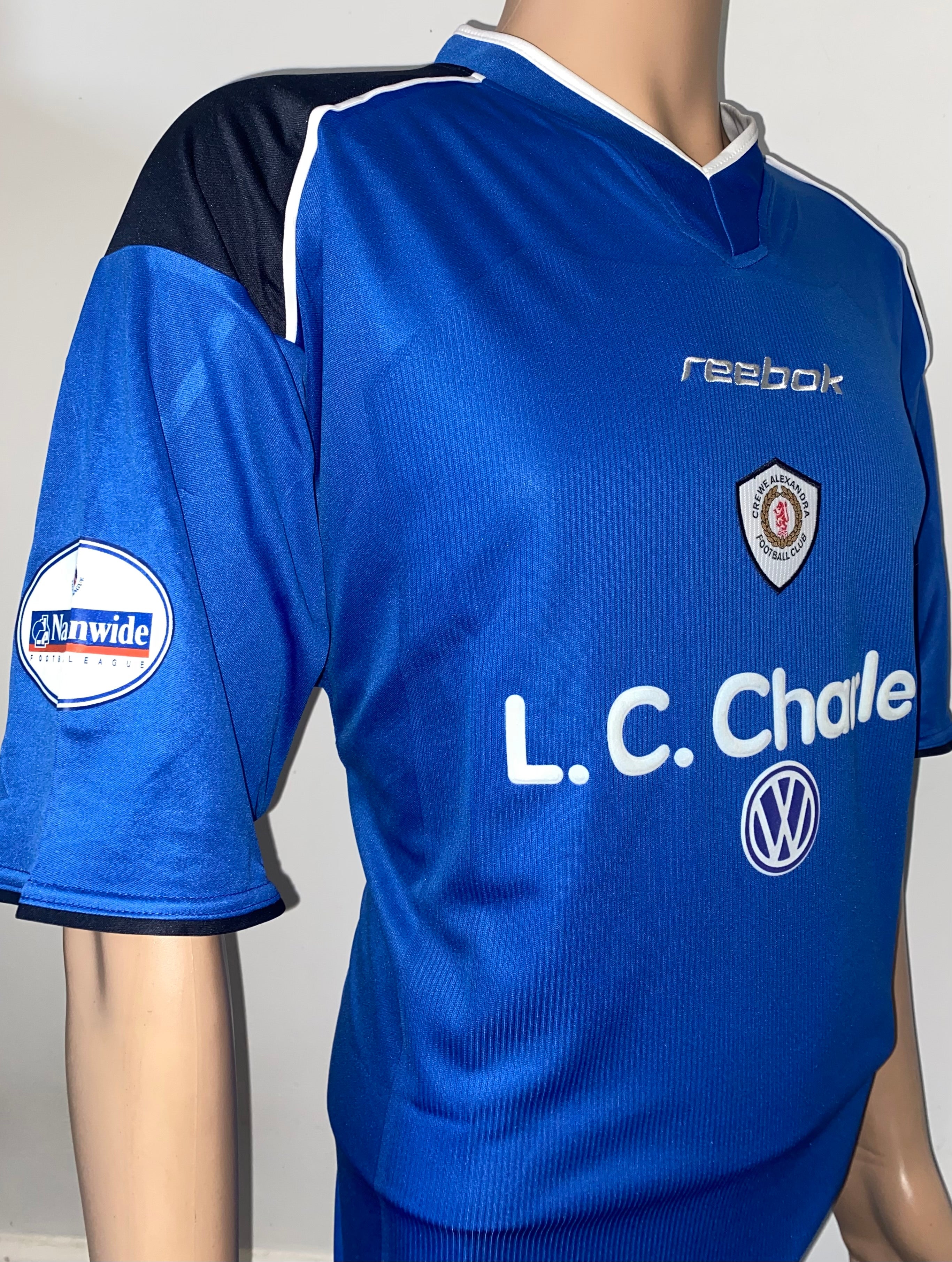 2002/03 CREWE ALEXANDRA MATCH WORN AWAY SHIRT (BARRETT #27)