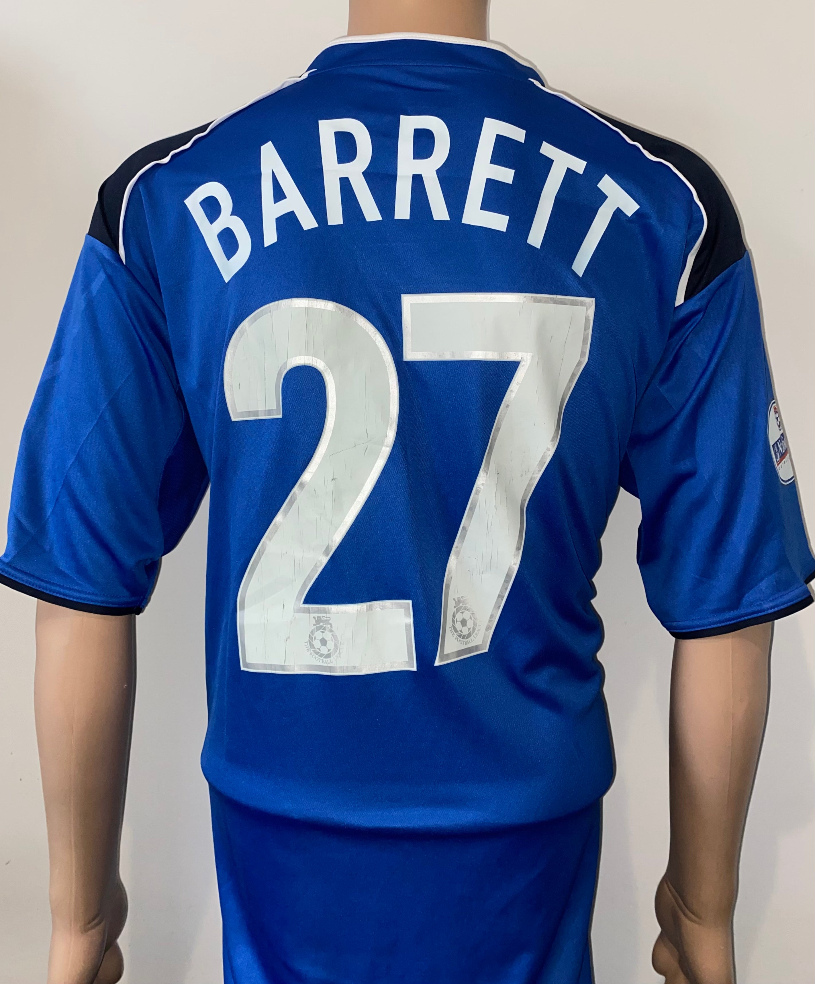 2002/03 CREWE ALEXANDRA MATCH WORN AWAY SHIRT (BARRETT #27)