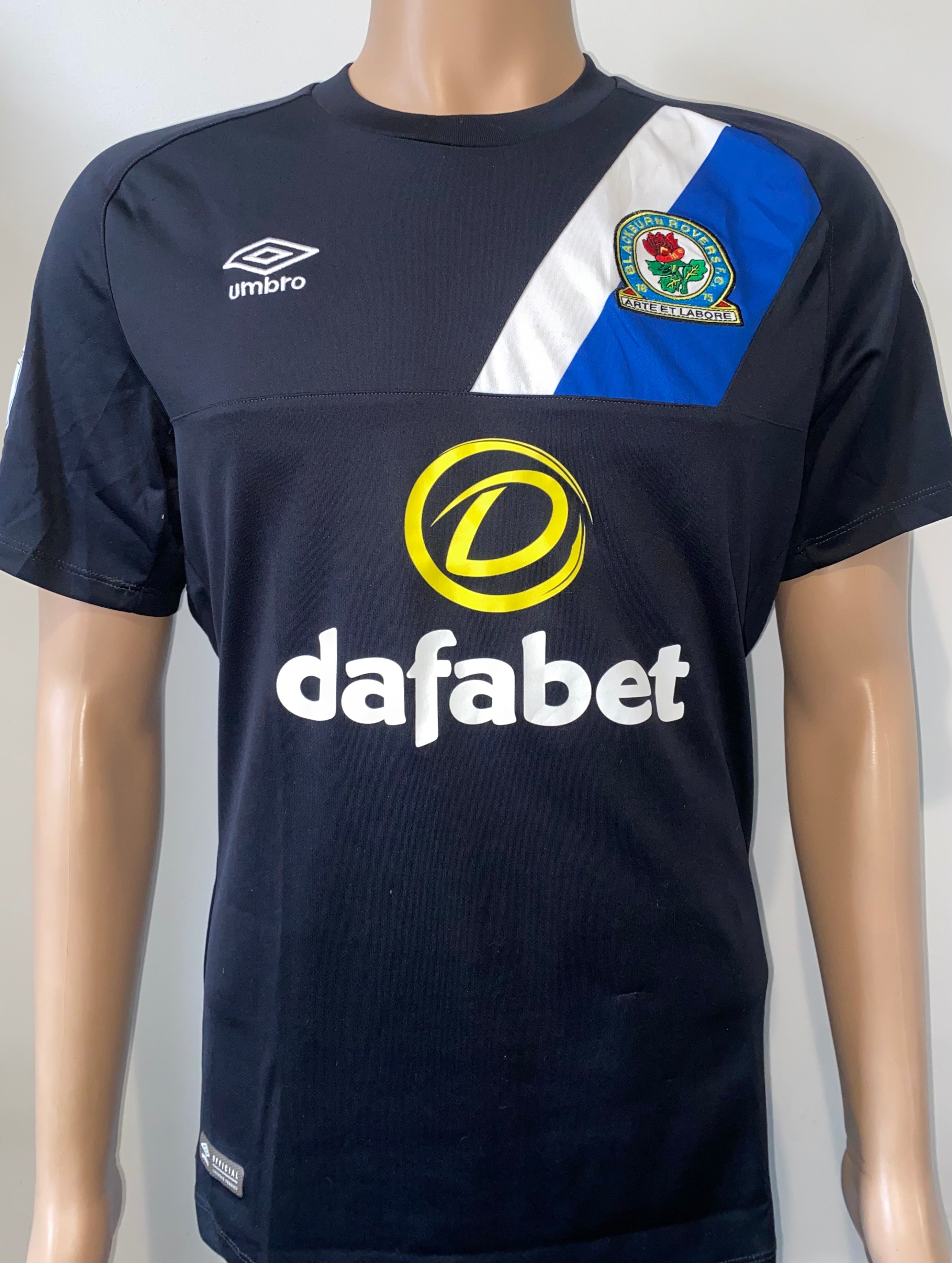 2016/17 BLACKBURN ROVERS MATCH WORN AWAY SHIRT (STOKES #9)