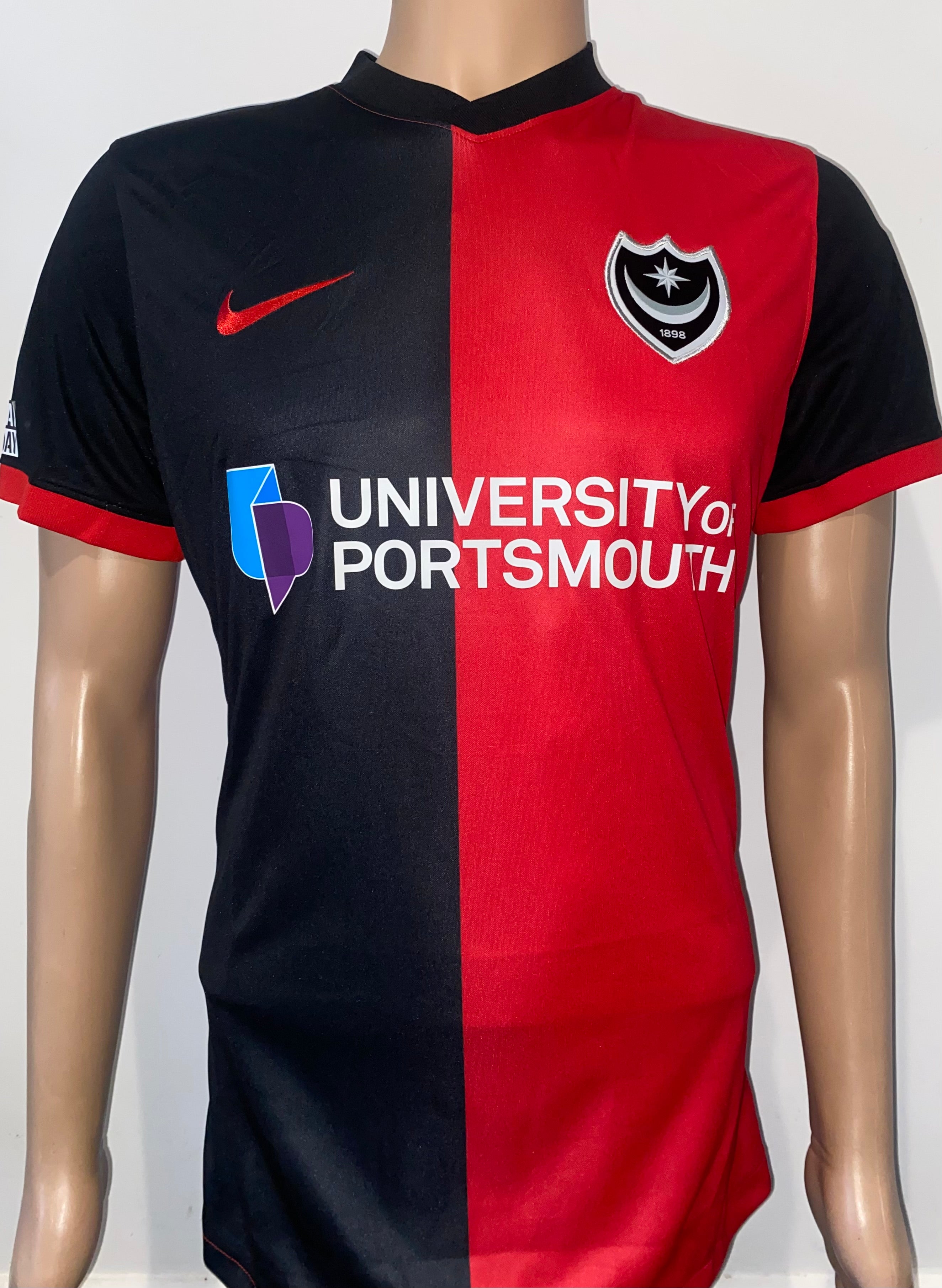 2021/22 PORTSMOUTH MATCH WORN THIRD SHIRT (MNOGA #5)