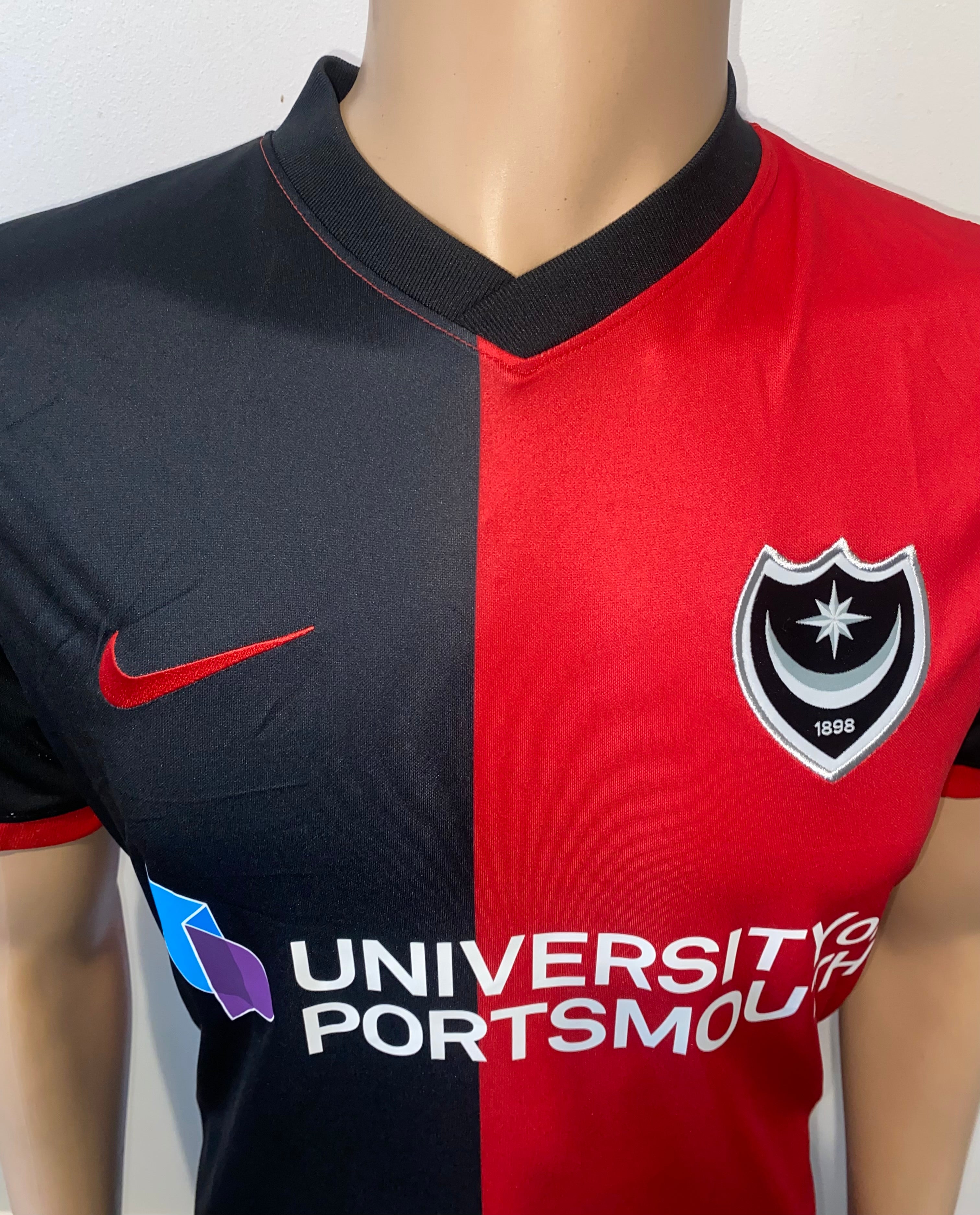 2021/22 PORTSMOUTH MATCH WORN THIRD SHIRT (MNOGA #5)