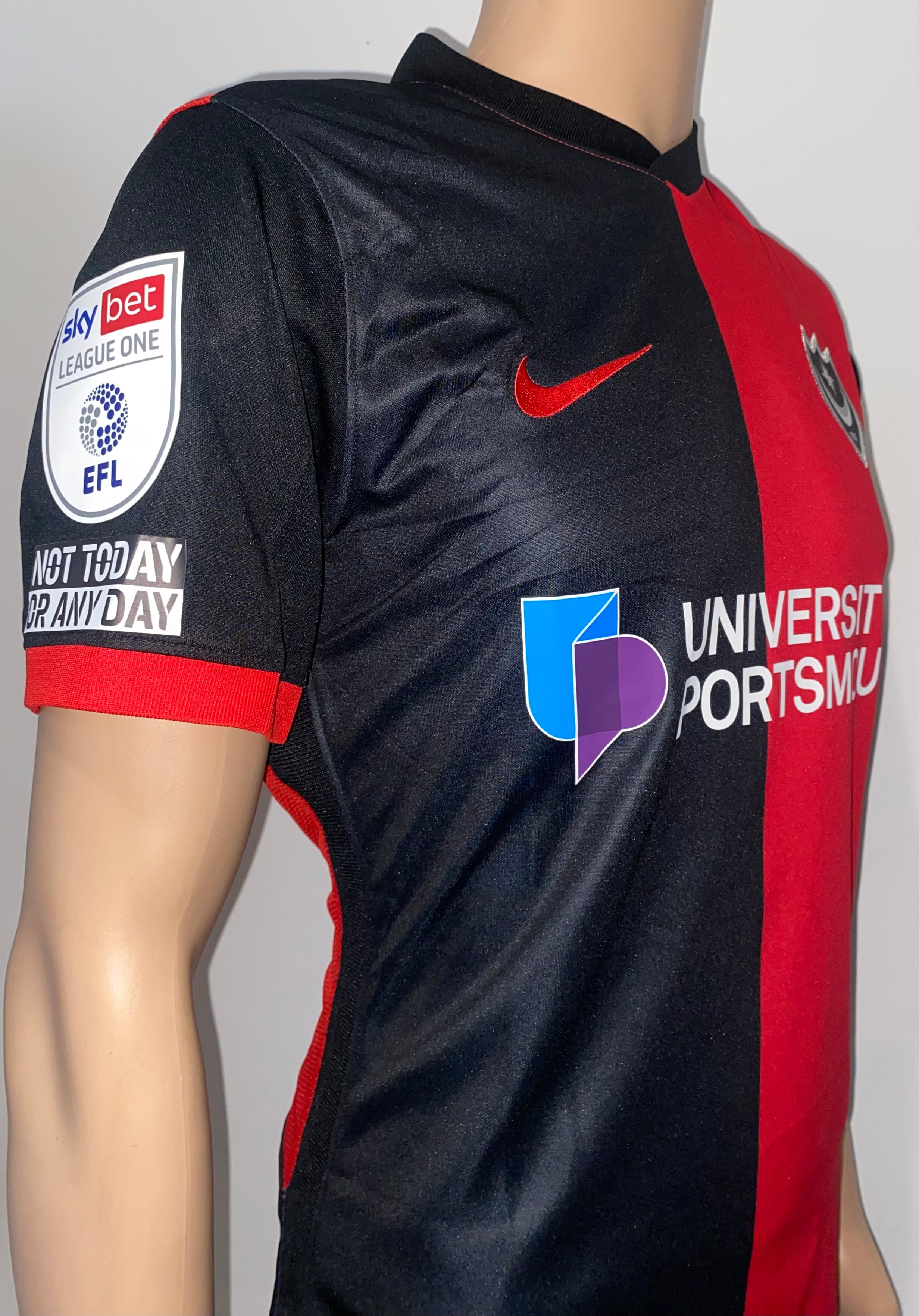 2021/22 PORTSMOUTH MATCH WORN THIRD SHIRT (MNOGA #5)