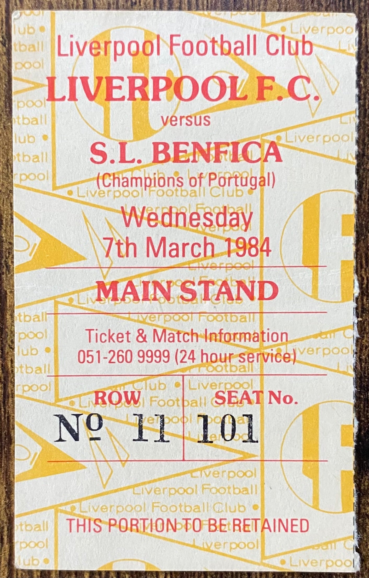 ORIGINAL EUROPEAN CLUB COMPETITION MATCH TICKETS