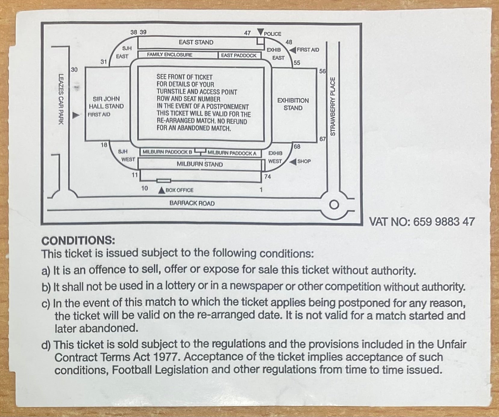 1999/00 ORIGINAL FA CARLING PREMIERSHIP TICKET NEWCASTLE UNITED V LIVERPOOL