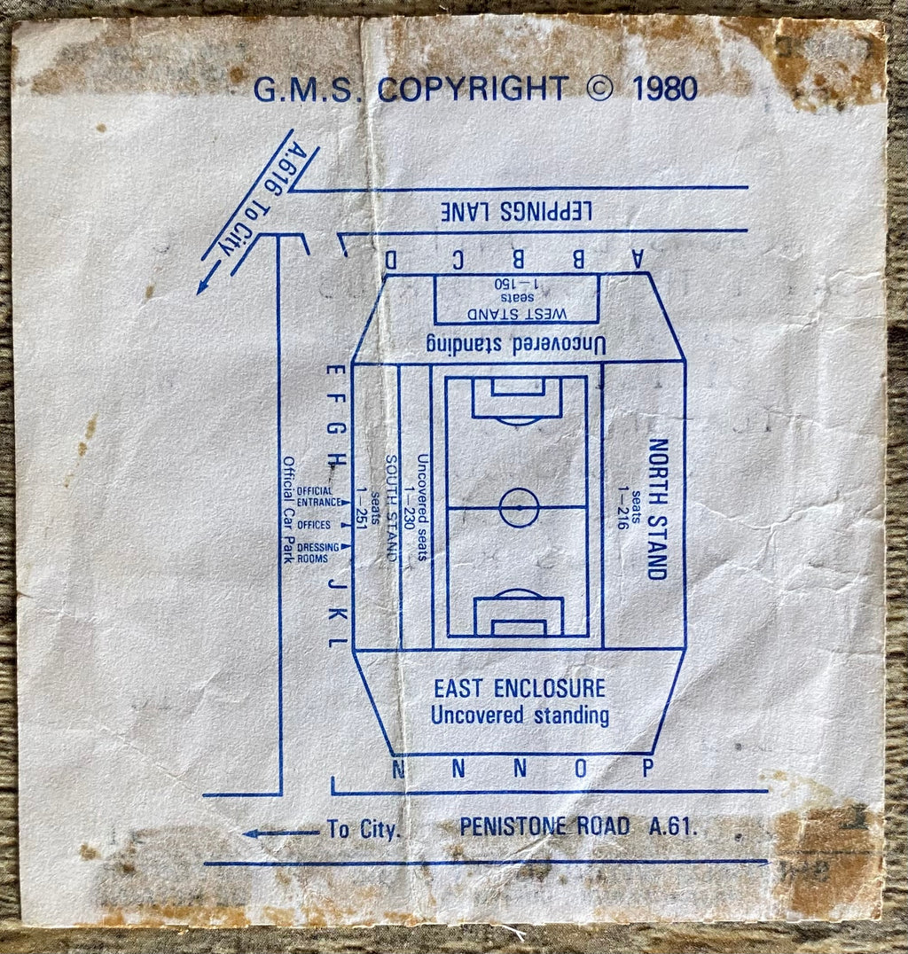 1983/84 ORIGINAL DIVISION 2 TICKET SHEFFIELD WEDNESDAY V NEWCASTLE UNITED