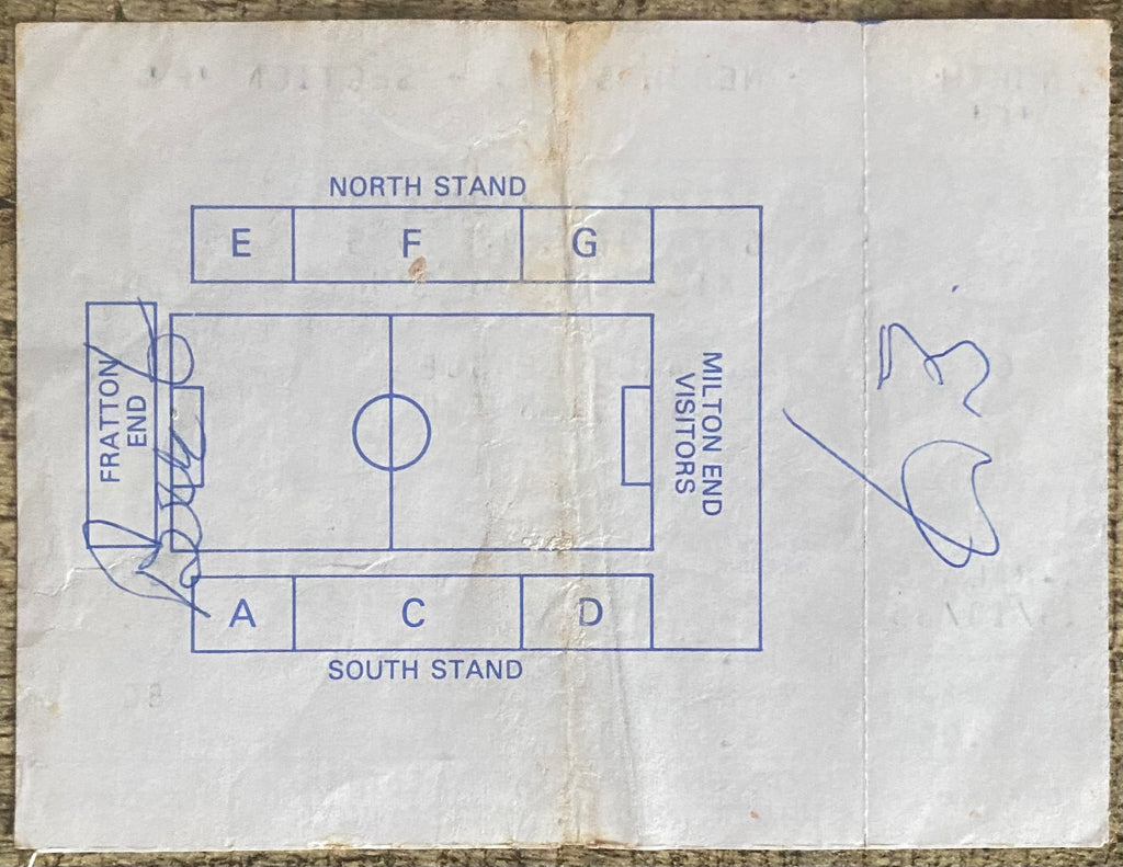 1985/86 ORIGINAL DIVISION 2 UNUSED TICKET PORTSMOUTH V CRYSTAL PALACE