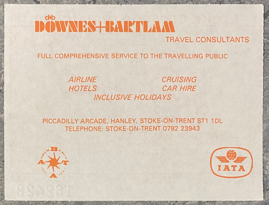 1983/84 ORIGINAL DIVISION ONE TICKET STOKE CITY V LEICESTER CITY