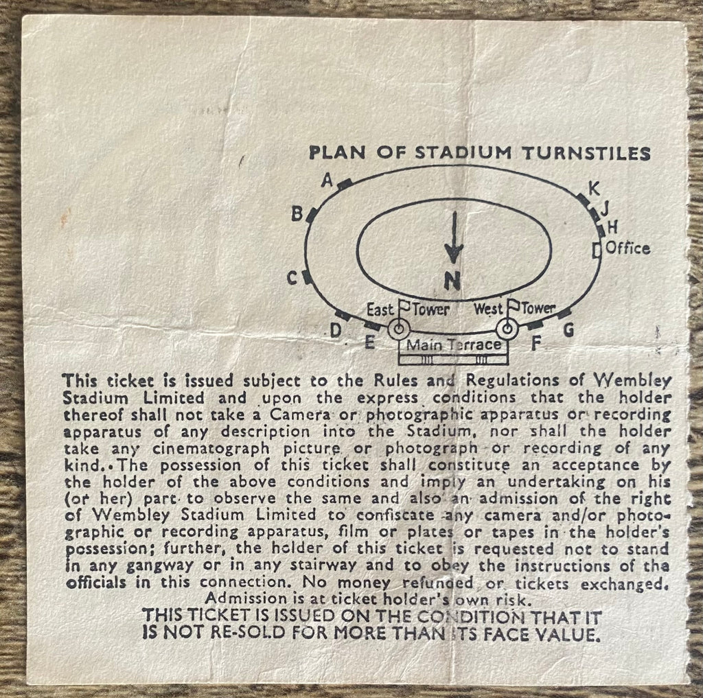 1979 ORIGINAL BRITISH HOME CHAMPIONSHIPS TICKET ENGLAND V SCOTLAND