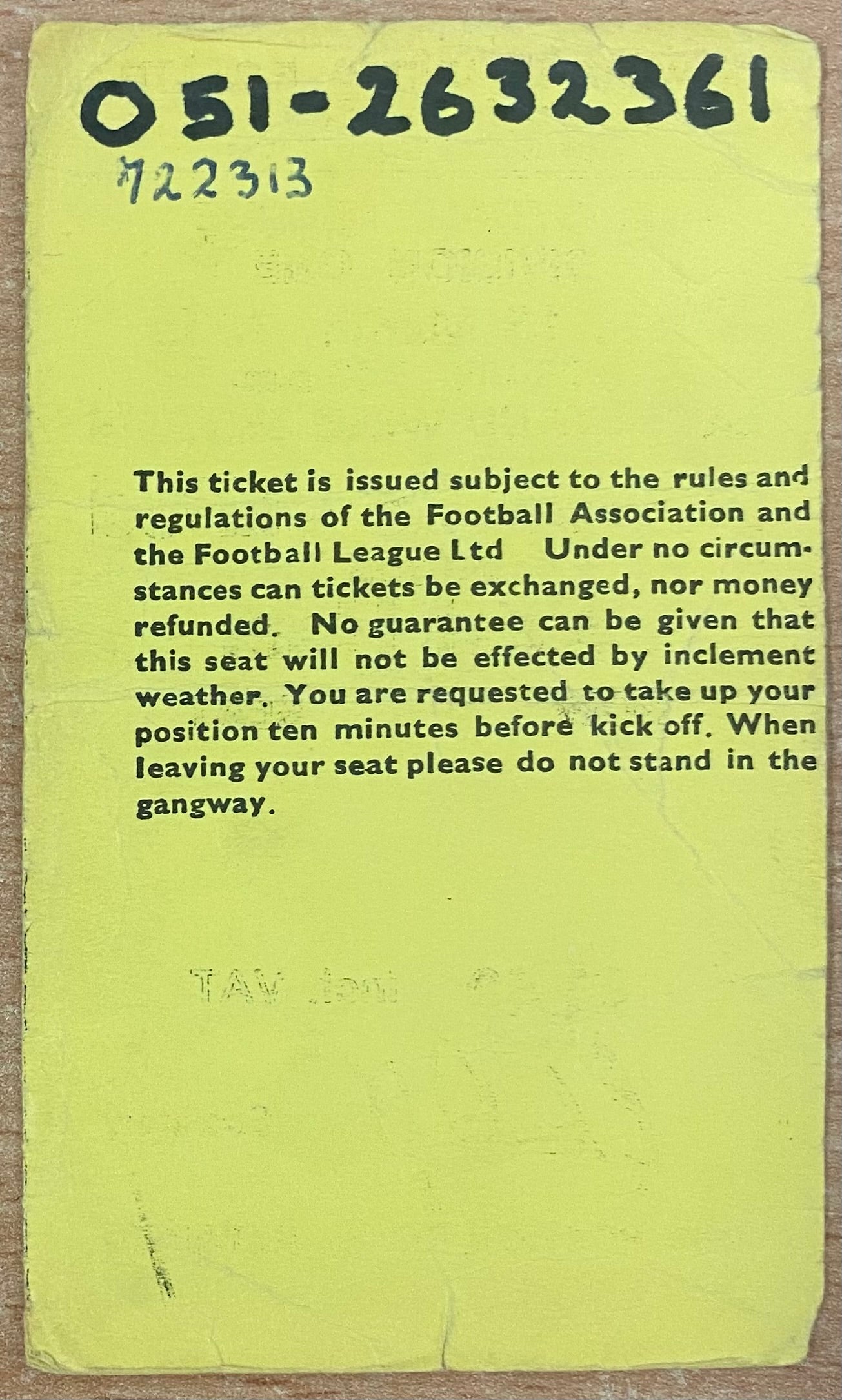1975/76 ORIGINAL DIVISION 1 TICKET NEWCASTLE UNITED V WEST HAM UNITED