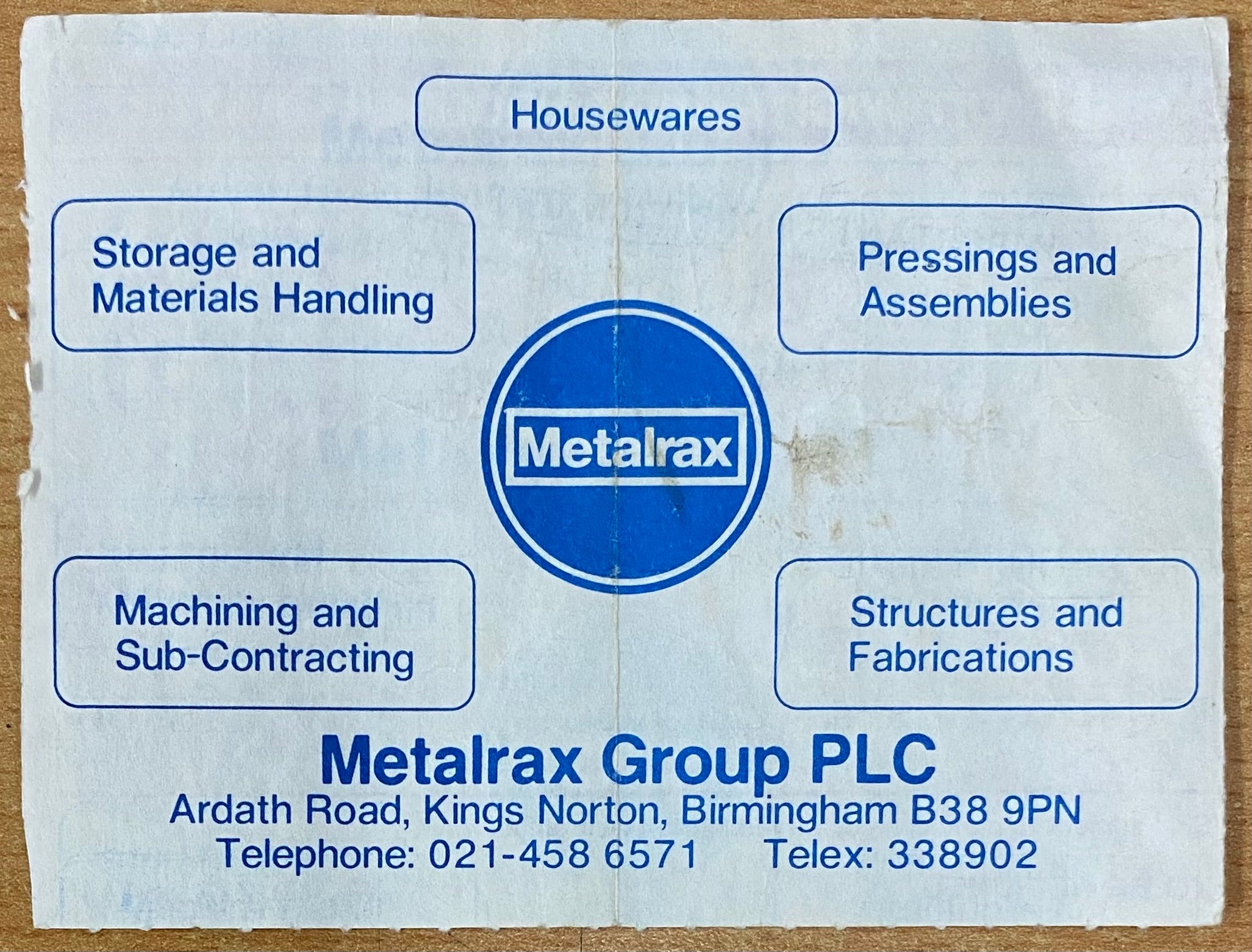 1987/88 ORIGINAL DIVISION 2 TICKET WEST BROMWICH ALBION V LEEDS UNITED