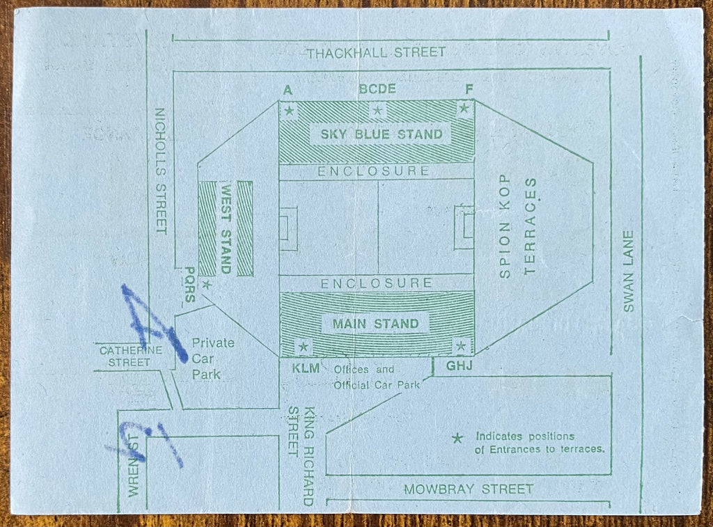 1974/75 ORIGINAL DIVISION 1 TICKET COVENTRY CITY V WOLVERHAMPTON WANDERERS