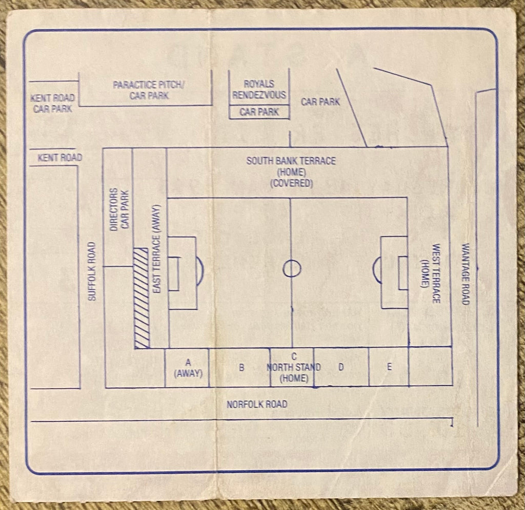 1992/93 ORIGINAL FA CUP 3RD ROUND REPLAY TICKET READING V MANCHESTER CITY