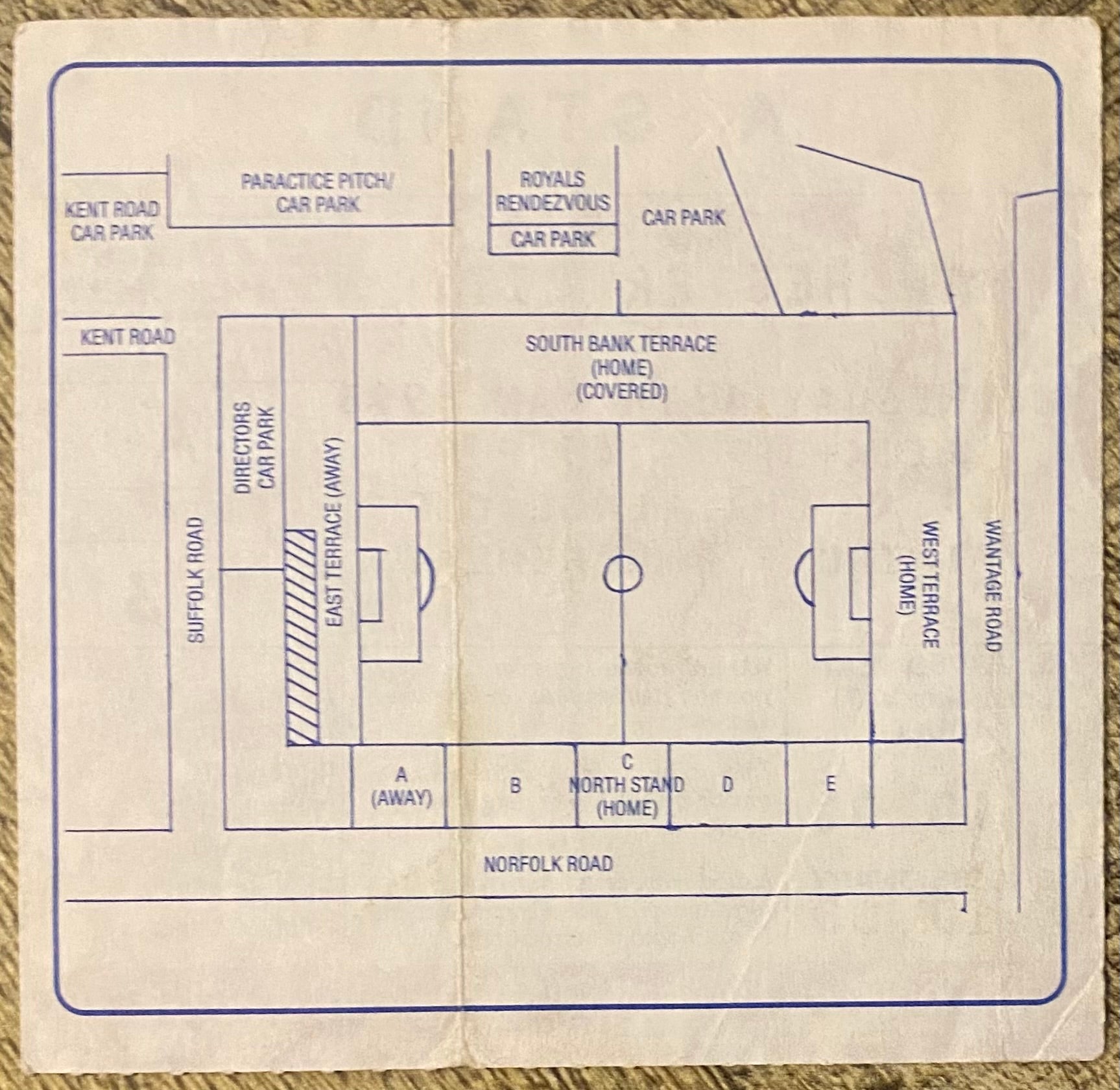 1992/93 ORIGINAL FA CUP 3RD ROUND REPLAY TICKET READING V MANCHESTER CITY