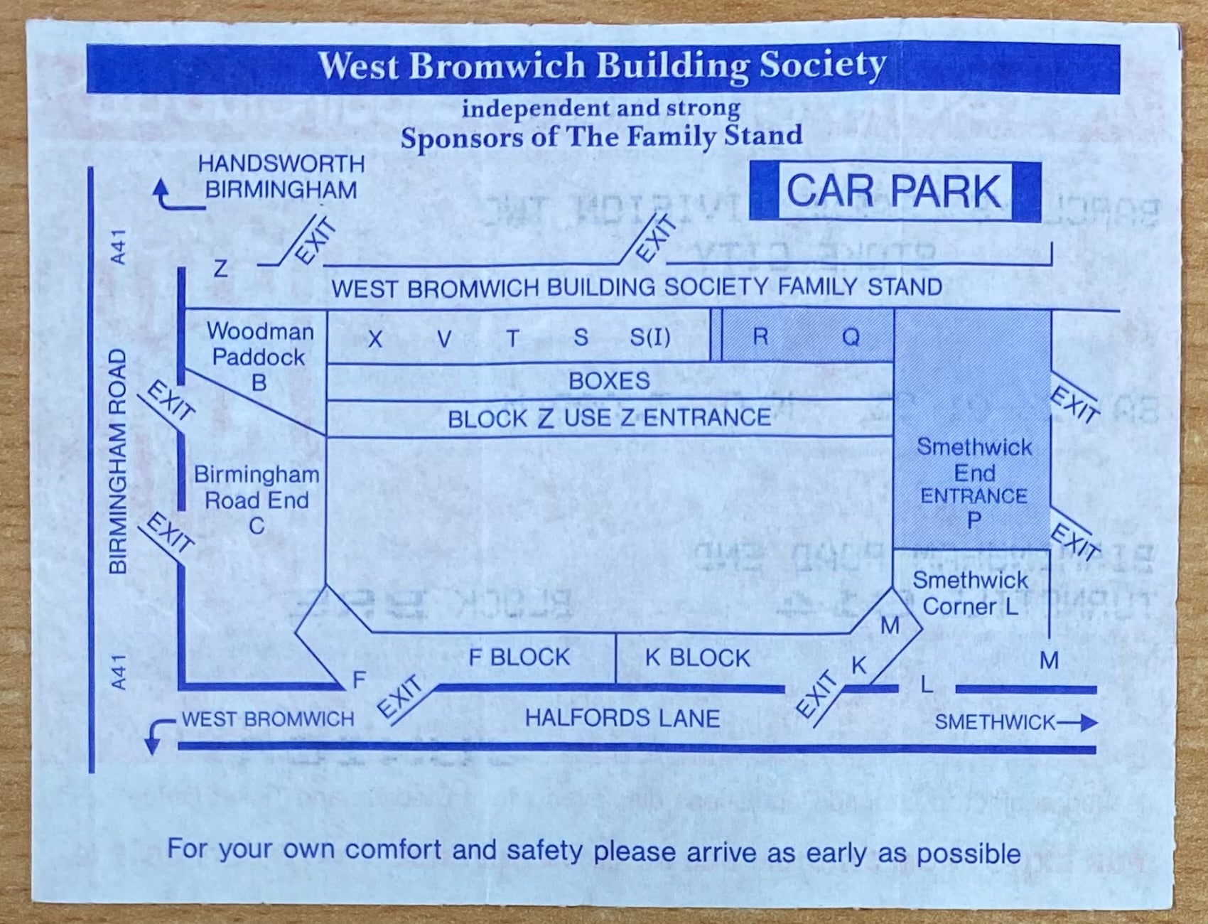 1992/93 ORIGINAL DIVISION 2 TICKET WEST BROMWICH ALBION V STOKE CITY