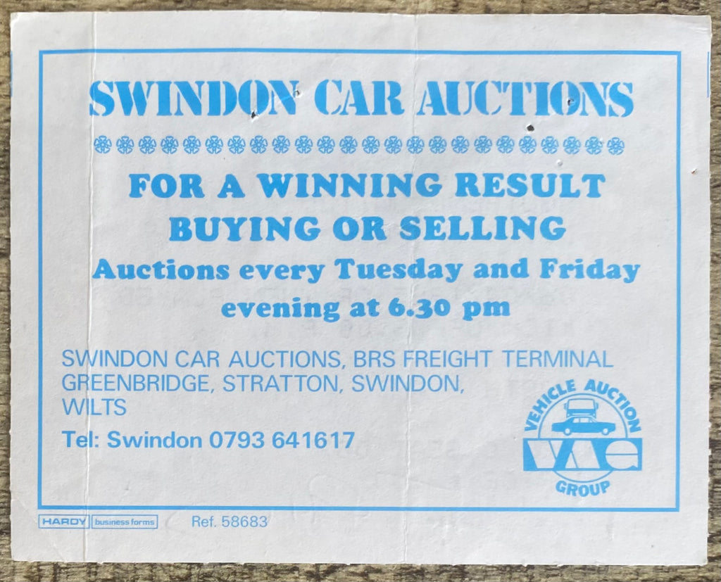 1984/85 ORIGINAL DIVISION 4 TICKET SWINDON TOWN V SOUTHEND UNITED