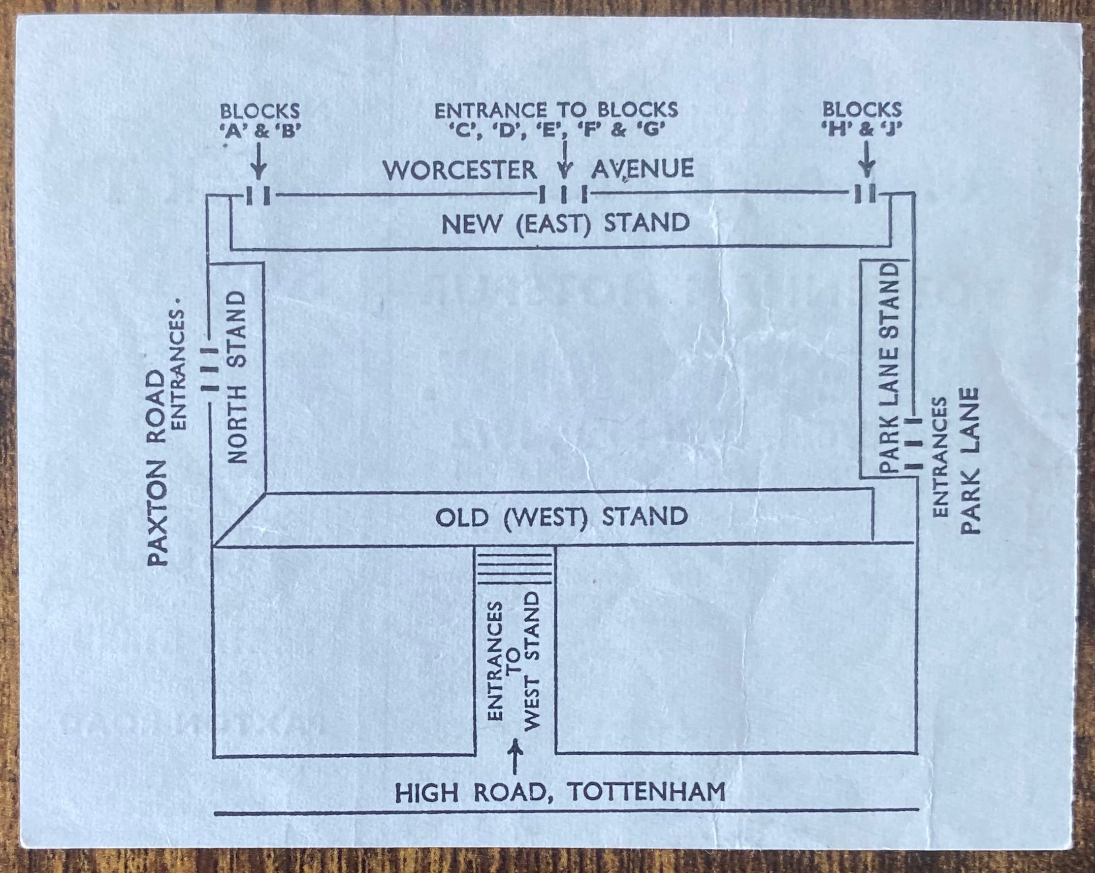 1971/72 ORIGINAL UEFA CUP FINAL 2ND LEG TICKET TOTTENHAM HOTSPUR V WOLVERHAMPTON WANDERERS