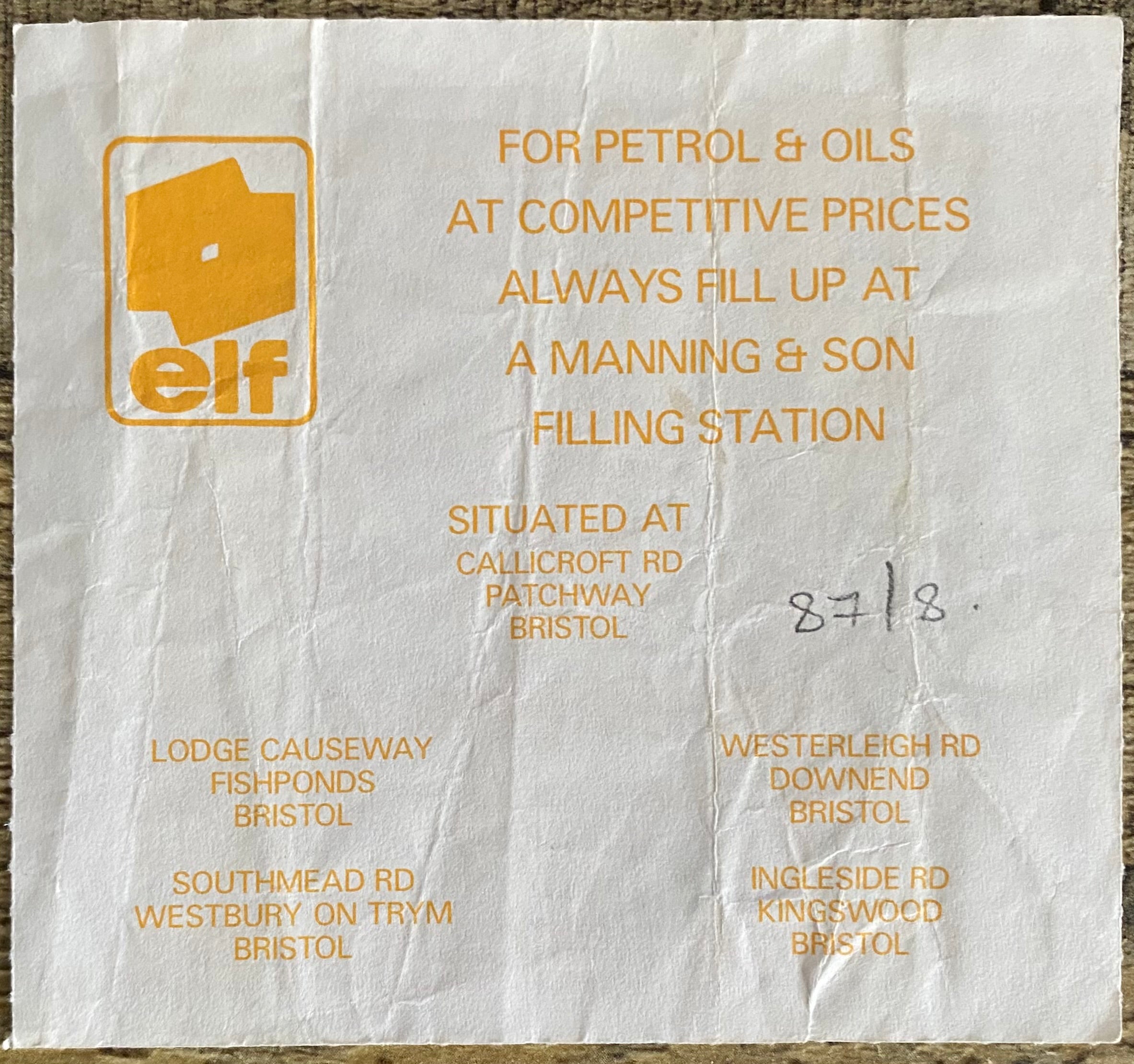 1987/88 ORIGINAL DIVISION 3 TICKET BRISTOL CITY V CHESTER CITY