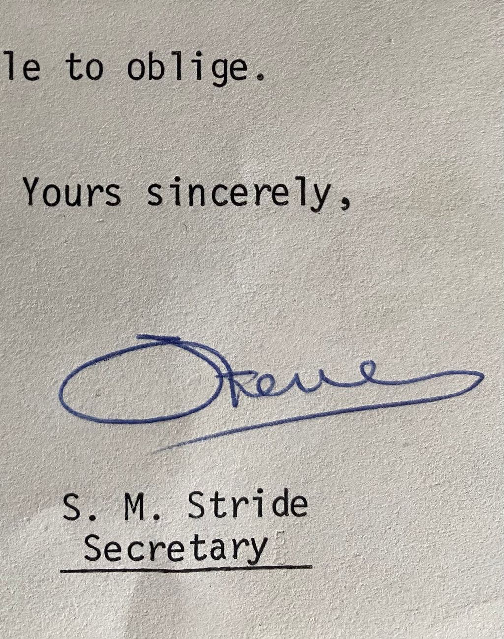 1980 ORIGINAL OFFICIAL ASTON VILLA LETTER TO DERBY COUNTY SECRETARY