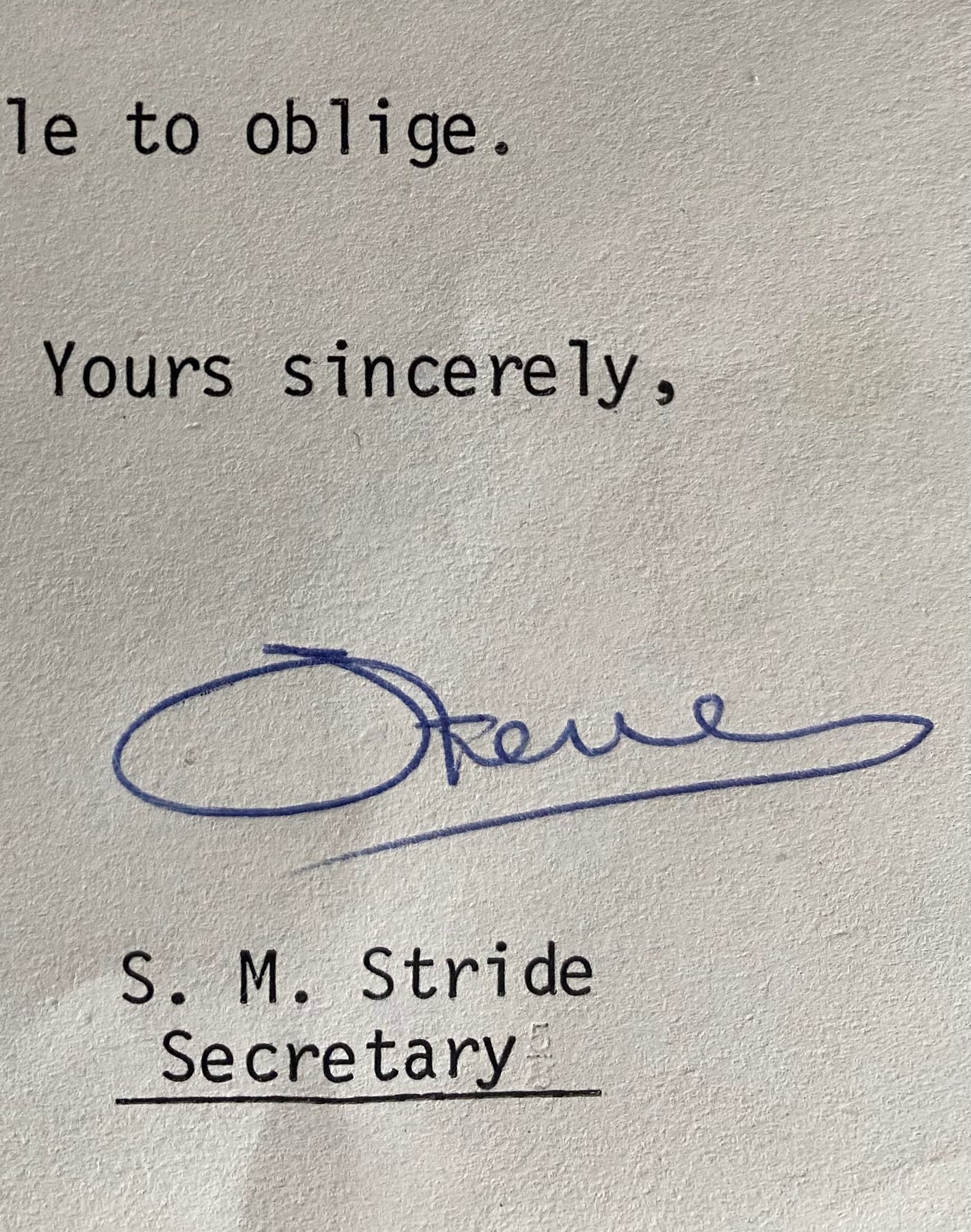 1980 ORIGINAL OFFICIAL ASTON VILLA LETTER TO DERBY COUNTY SECRETARY