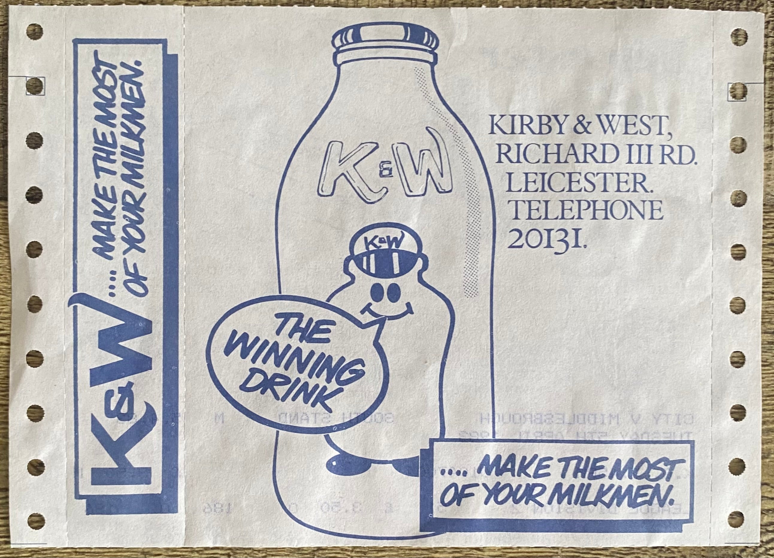 1982/83 ORIGINAL DIVISION TWO UNUSED TICKET LEICESTER CITY V MIDDLESBROUGH