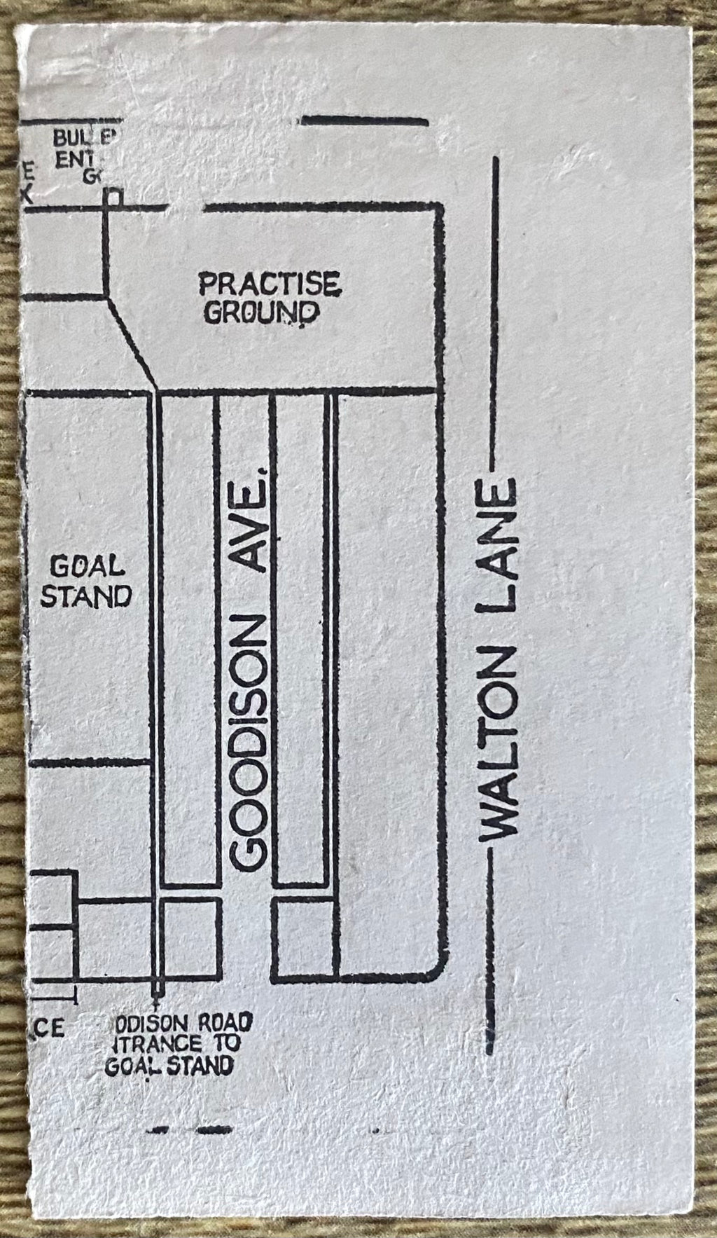 1967/68 ORIGINAL FA CUP 5TH ROUND TICKET EVERTON V TRANMERE ROVERS