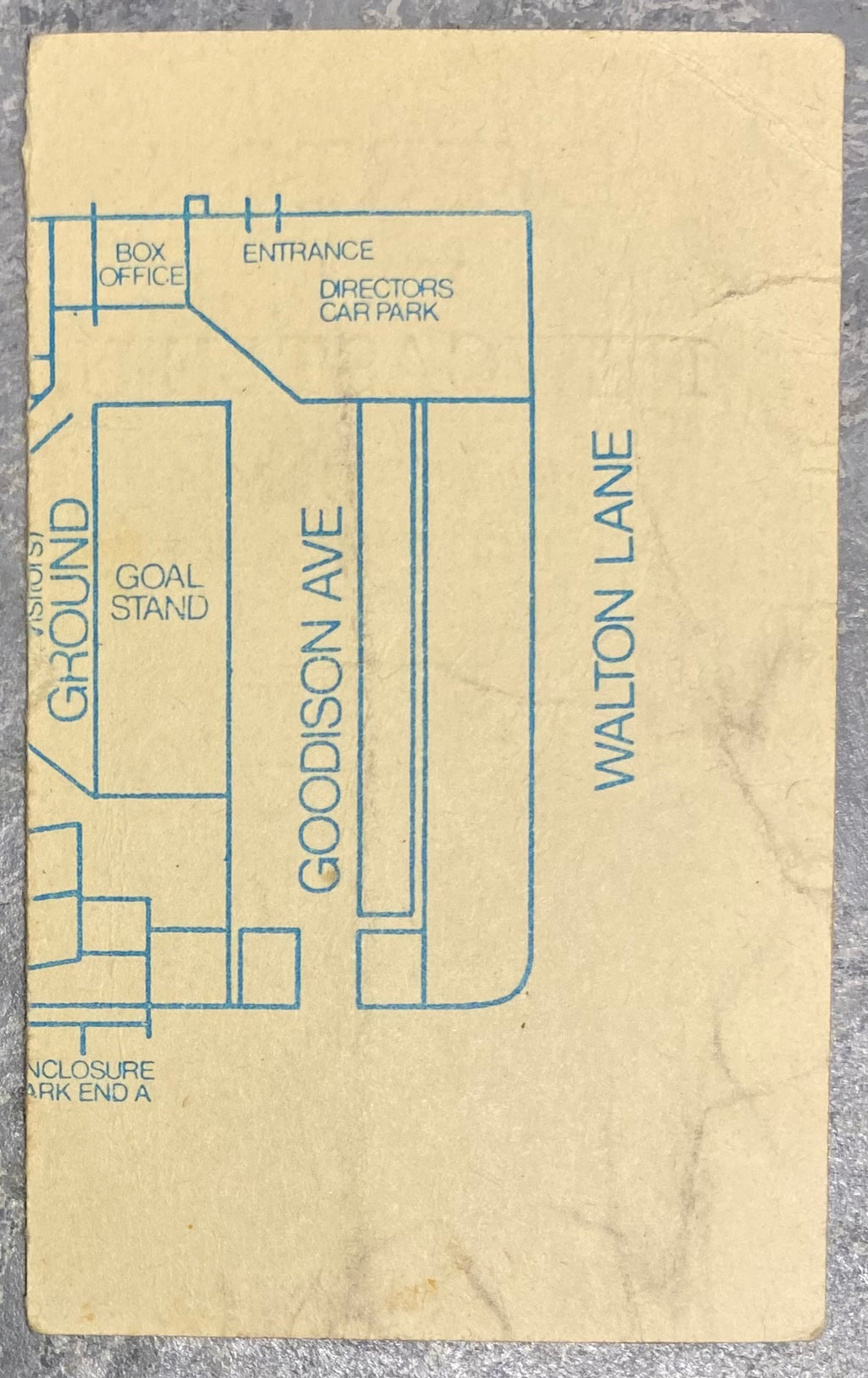 1974/75 ORIGINAL DIVISION ONE TICKET EVERTON V NEWCASTLE UNITED