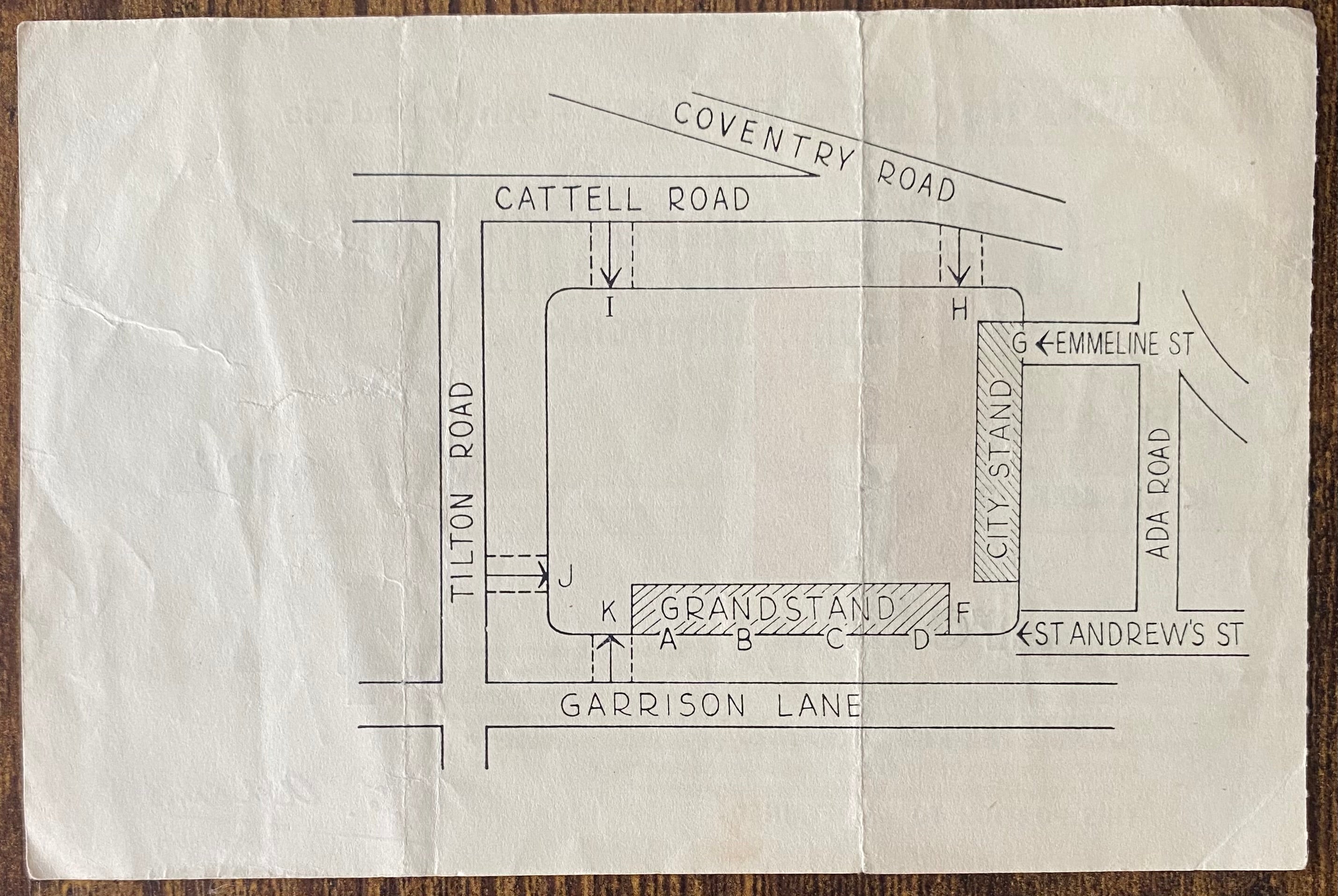 1965/66 ORIGINAL FA CUP 4TH ROUND TICKET BIRMINGHAM CITY V LEICESTER CITY