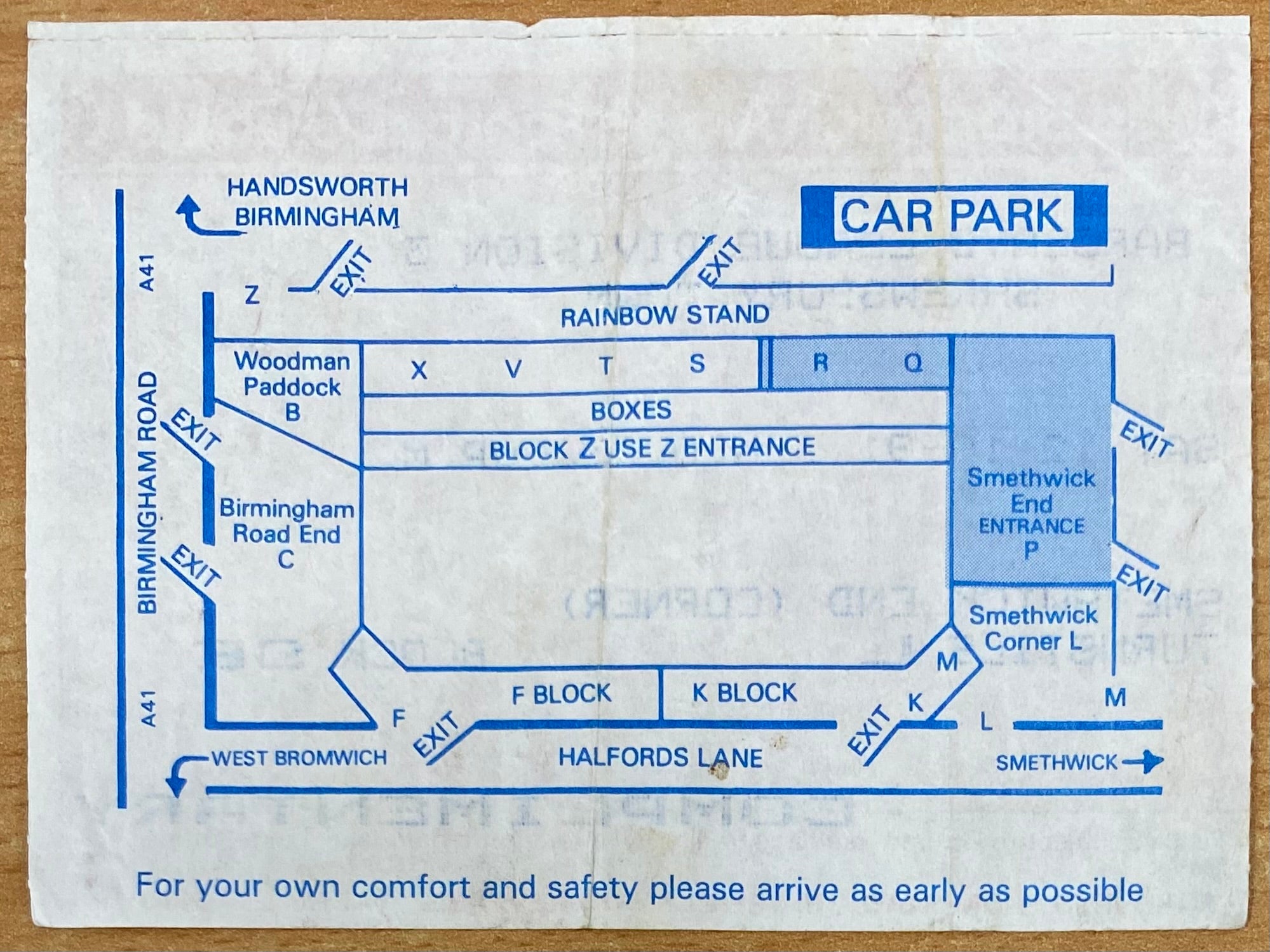 1991/92 ORIGINAL DIVISION 3 TICKET WEST BROMWICH ALBION V SHREWSBURY TOWN