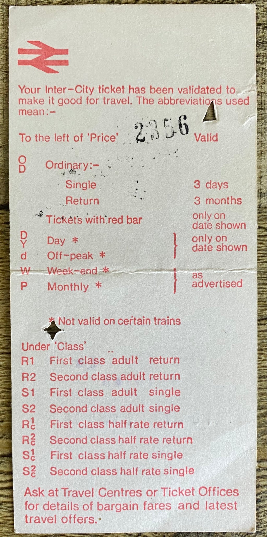 1978 ORIGINAL FOOTBALL SPECIAL BRITISH RAIL TRAIN TICKET IPSWICH TRAVELLING TO FA CUP FINAL