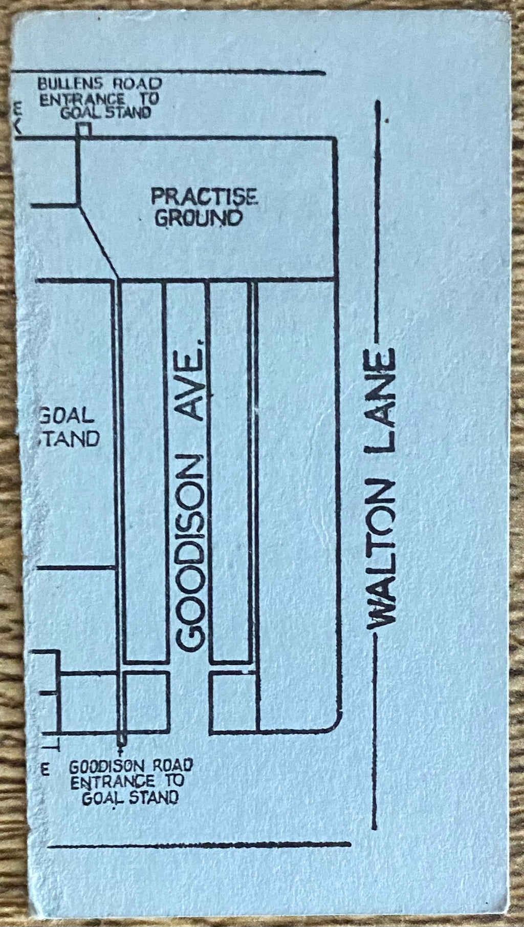 1968/69 ORIGINAL FA CUP 4TH ROUND TICKET EVERTON V DERBY COUNTY