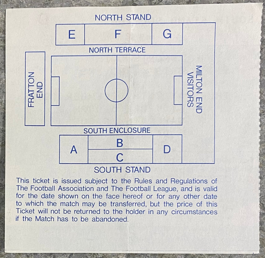 1991/92 ORIGINAL DIVISION 2 TICKET PORTSMOUTH V BRISTOL ROVERS