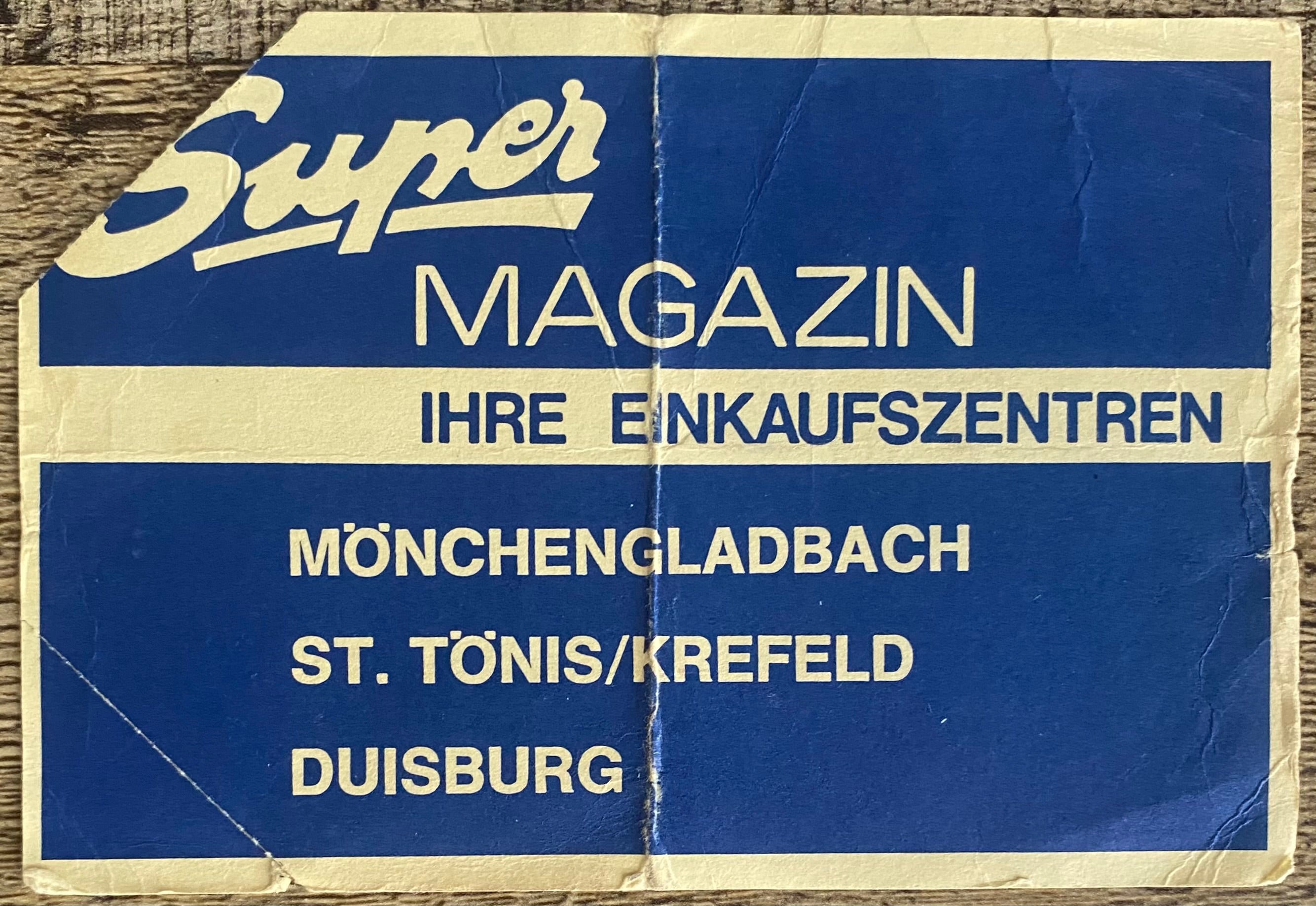 1979 ORIGINAL FREINDLY TICKET BORUSSIA MOENCHENGLADBACH V LIVERPOOL