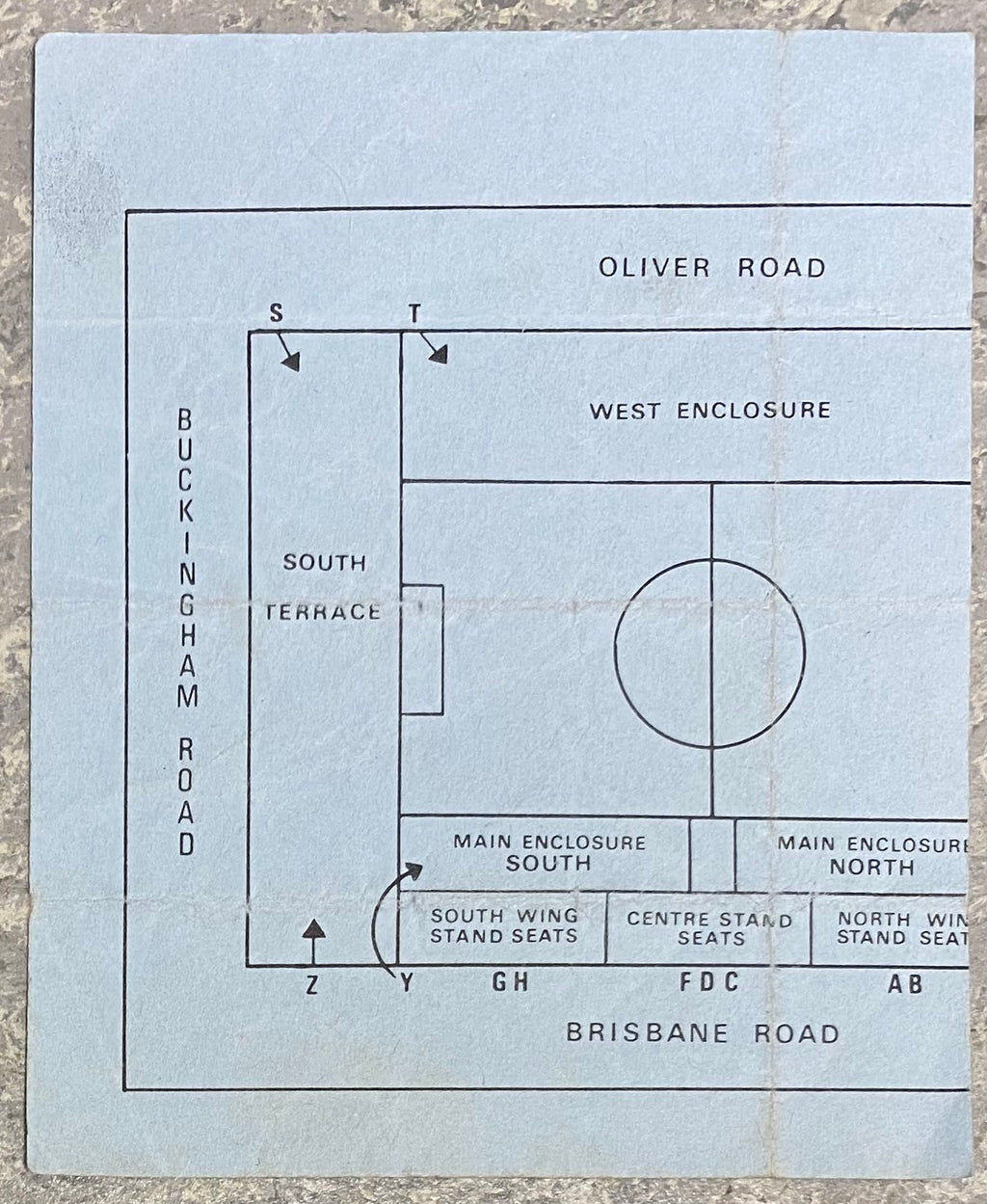 1977/78 ORIGINAL FA CUP 5TH ROUND TICKET ORIENT V CHELSEA