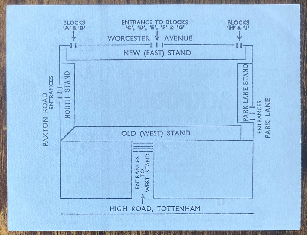 1971/72 ORIGINAL LEAGUE CUP 5TH ROUND TICKET TOTTENHAM HOTSPUR V BLACKPOOL