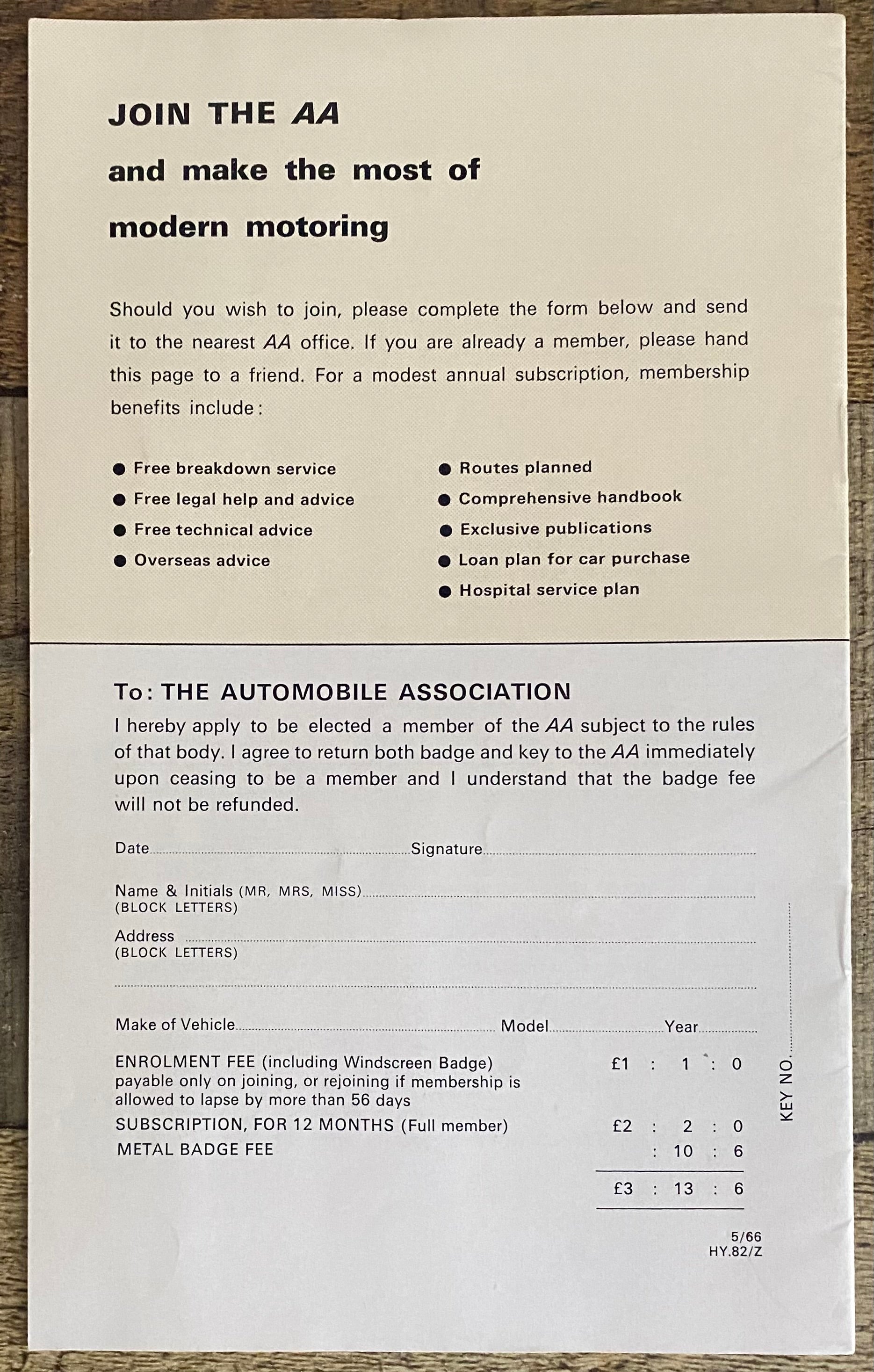 1966 WORLD CUP ORIGINAL OFFICIAL AA GUIDE TO HOST CITIES