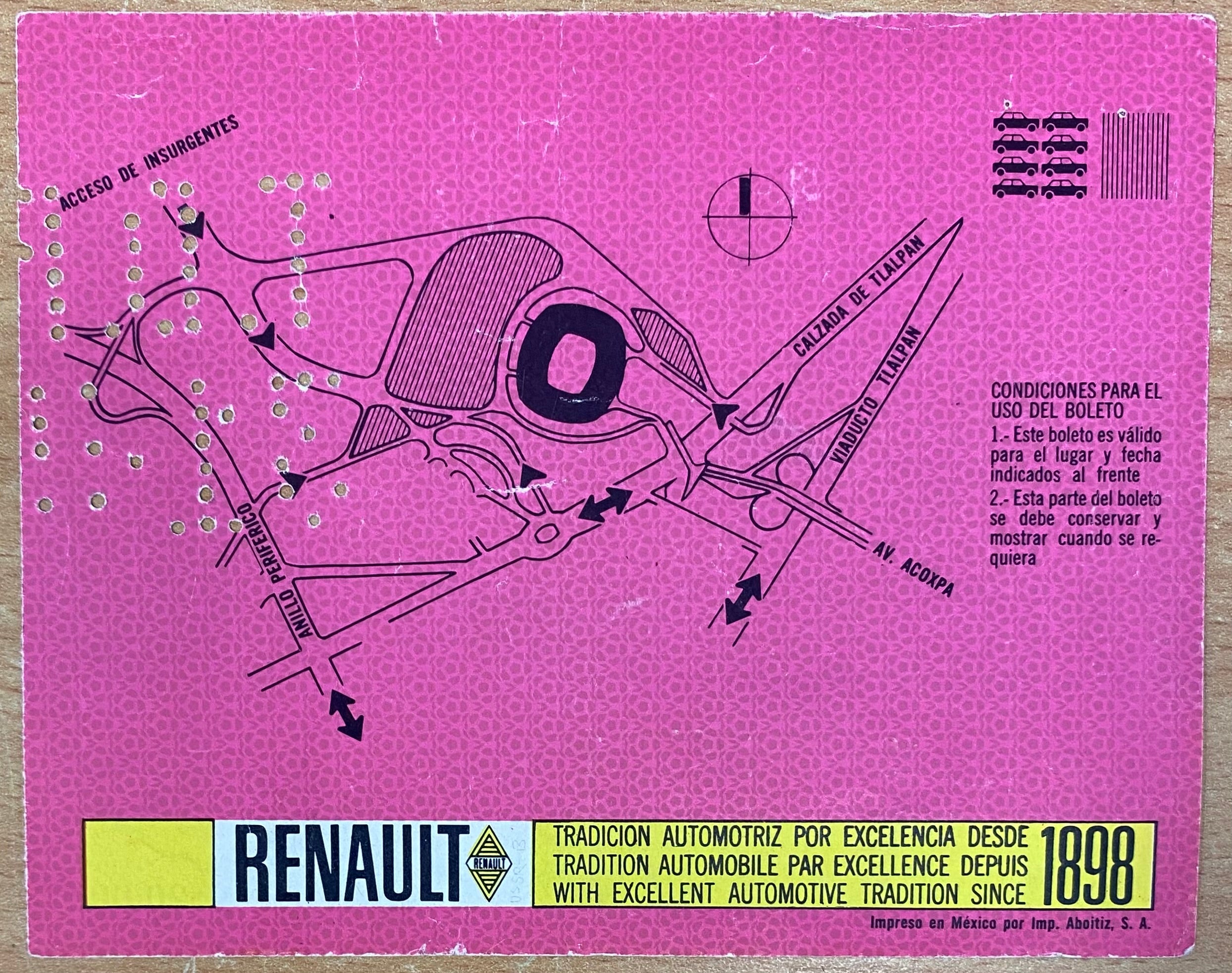 1970 ORIGINAL WORLD CUP 1ST ROUND TICKET SOVIET UNION V BELGIUM @ MEXICO CITY