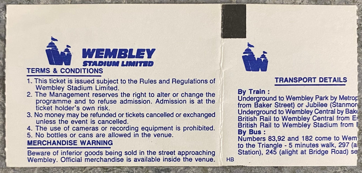 1991 ORIGINAL FA CUP SEMI FINAL TICKET TOTTENHAM HOTSPUR V ARSENAL