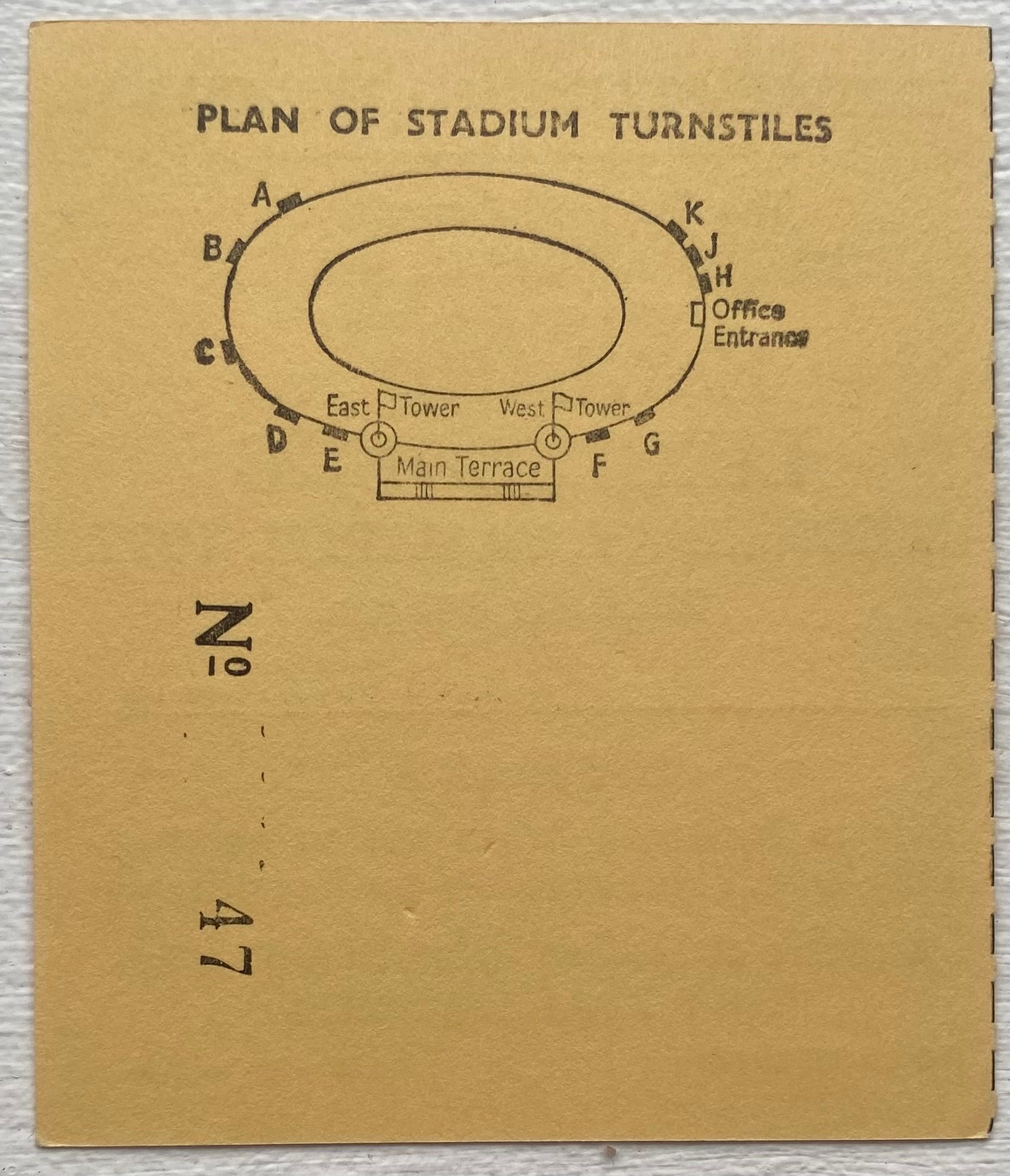 1977 ORIGINAL WORLD CUP QUALIFYING STEWARDS TICKET ENGLAND V LUXEMBOURG