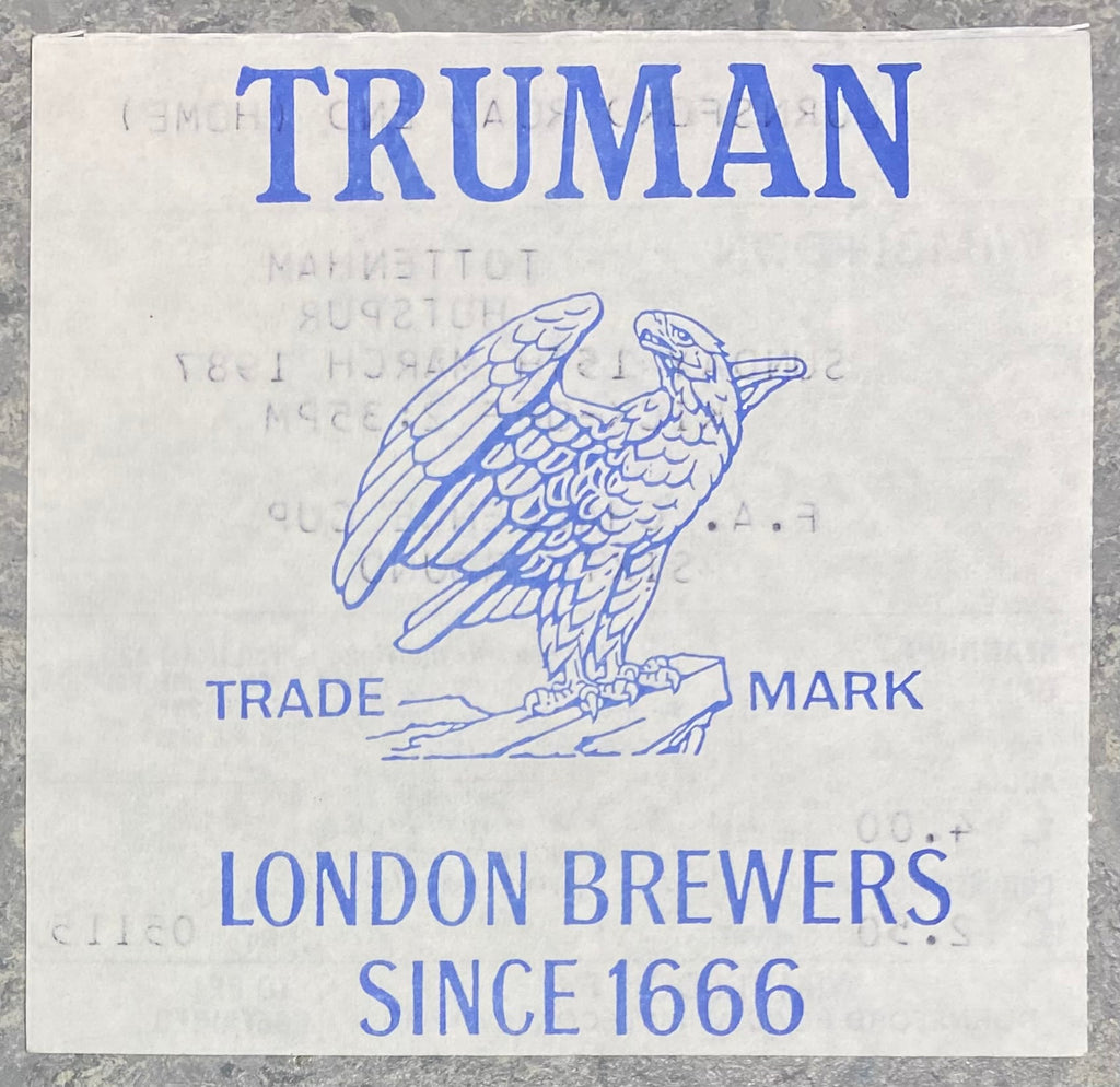 1986/87 ORIGINAL FA CUP 6TH ROUND TICKET WIMBLEDON V TOTTENHAM HOTSPUR