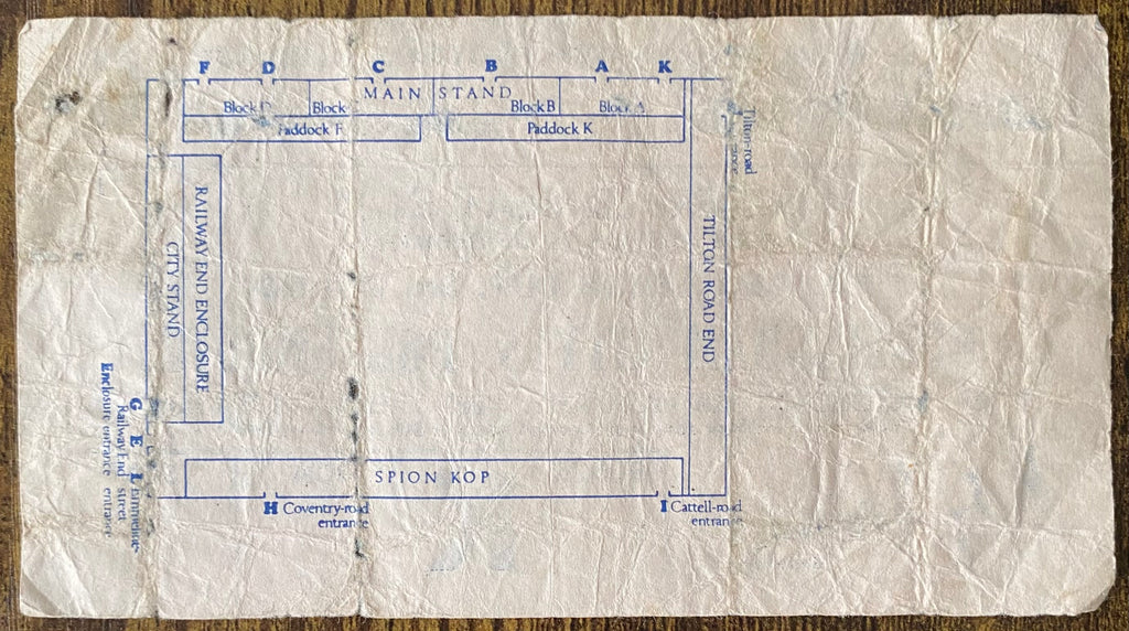 1976/77 ORIGINAL FA CUP 6TH ROUND TICKET BIRMINGHAM CITY V PORTSMOUTH
