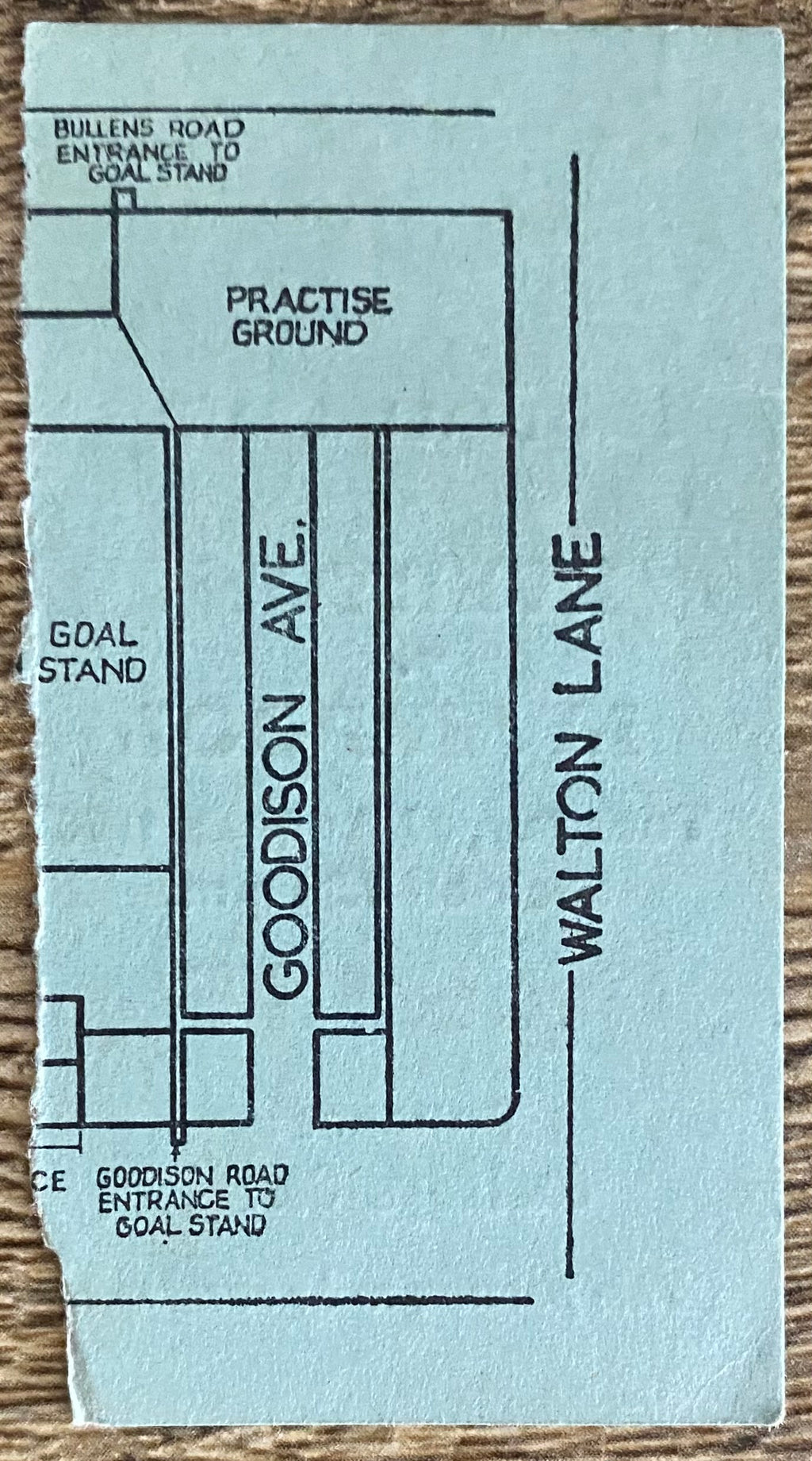 1968/69 ORIGINAL DIVISION ONE TICKET EVERTON V LIVERPOOL