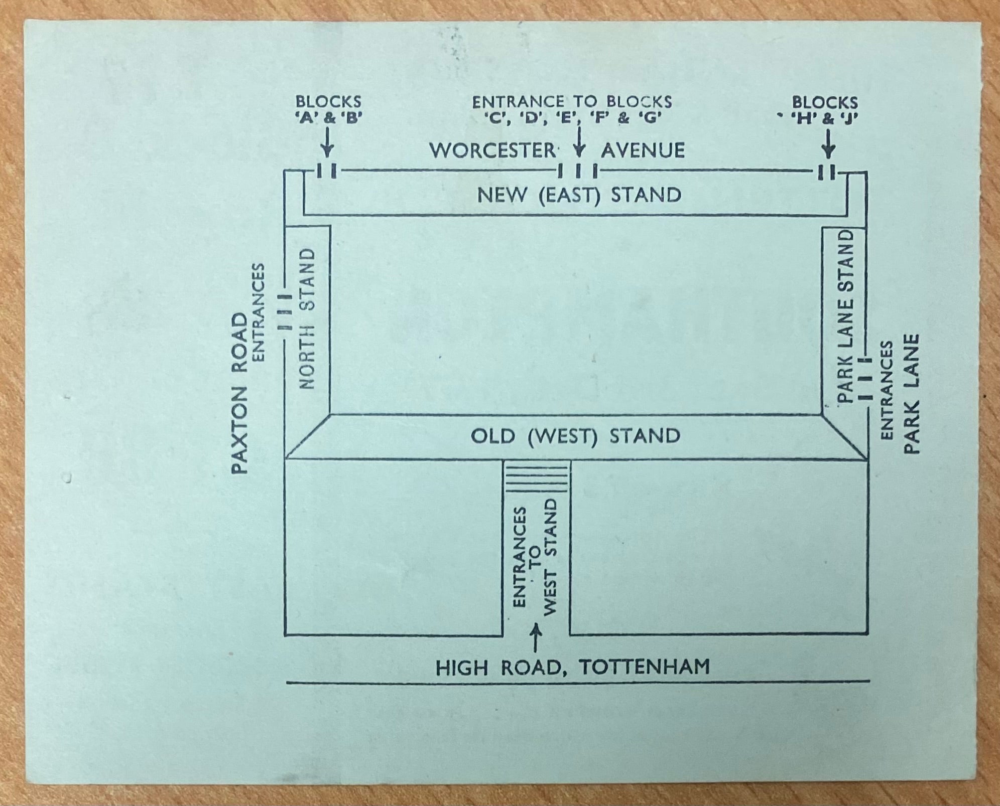 1977/78 ORIGINAL DIVISION TWO TICKET TOTTENHAM HOTSPUR V SOUTHAMPTON