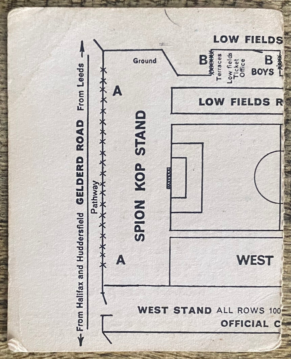 1969/70 ORIGINAL EUROPEAN CUP QUARTER FINAL 2ND LEG TICKET LEEDS UNITED V STANDARD LIEGE