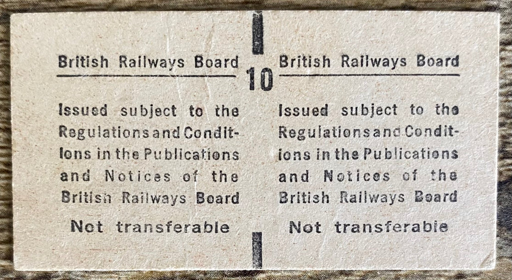 1986 ORIGINAL FOOTBALL SPECIAL BRITISH RAIL TRAIN TICKET MANCHESTER CITY TRAVELLING TO IPSWICH