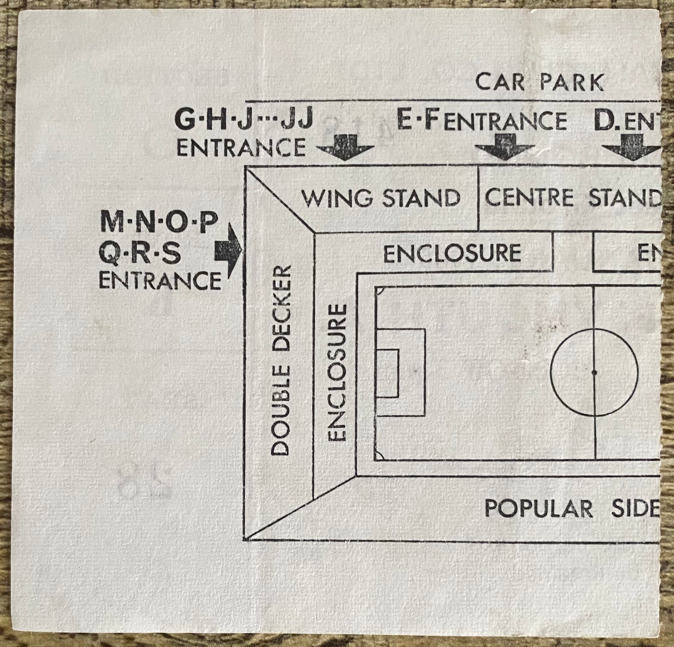 1964/65 ORIGINAL FA CUP 4TH  ROUND TICKET LEICESTER CITY V PLYMOUTH ARGYLE